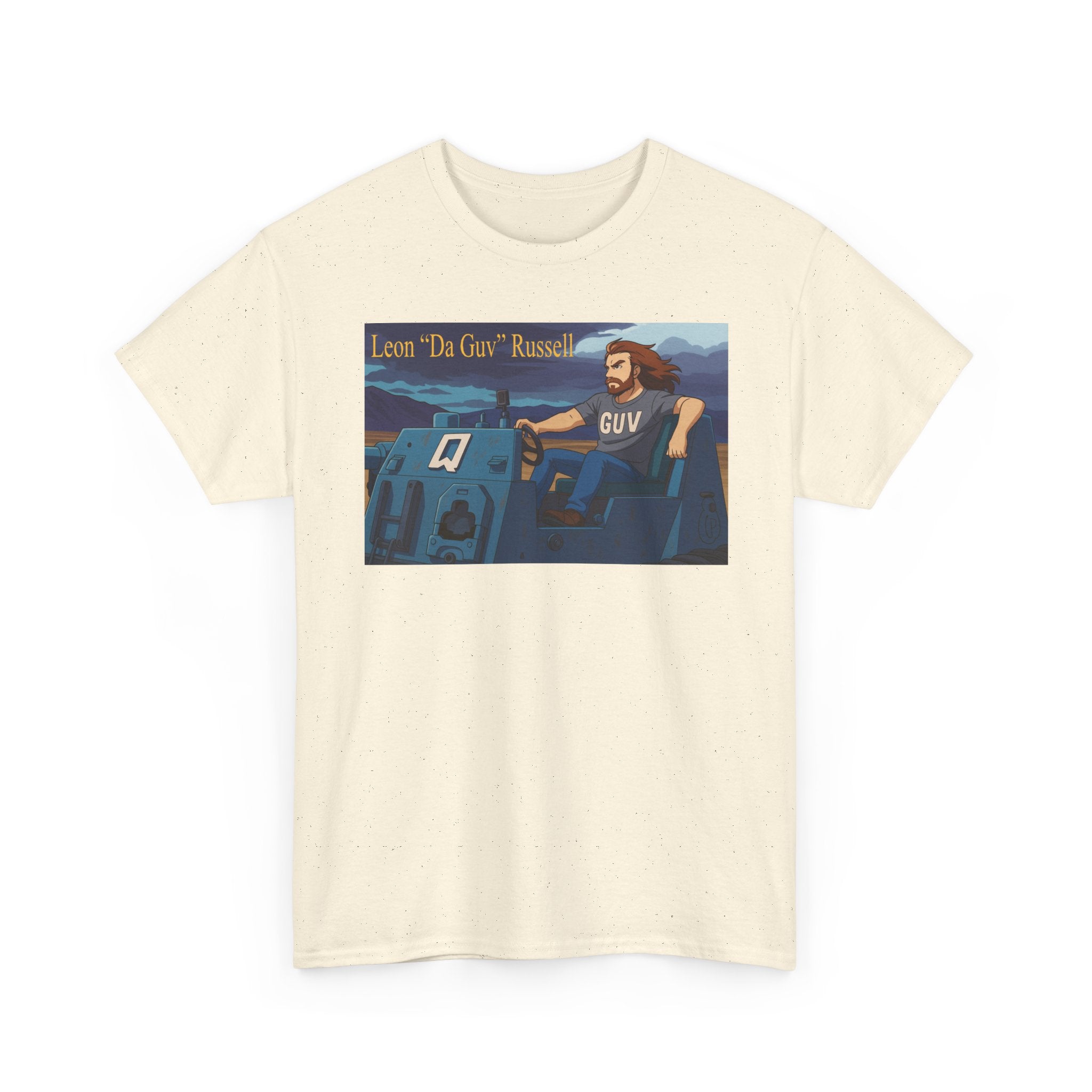 Sci-Fi Tank Driver Unisex Tee, Leon 'Da Guv' Russell, 'Da Guv' Book Fan Apparel, Graphic Tee, Cosplay Shirt, Pop Culture Tee