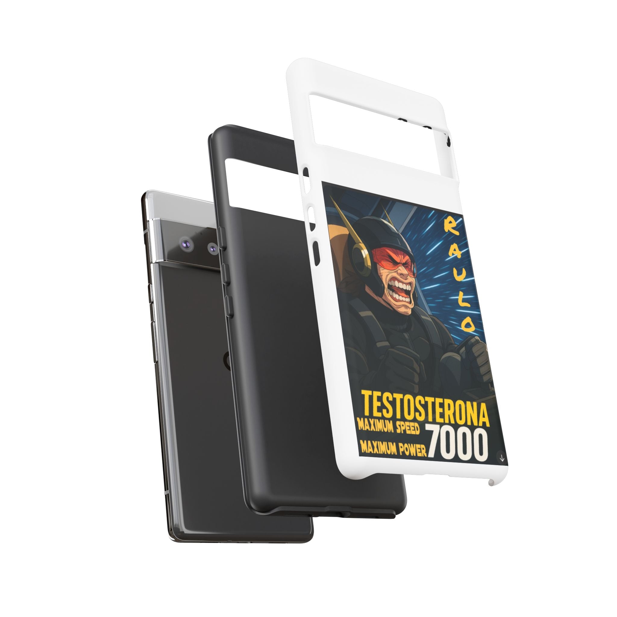 Anime Raulo Tough Cases - Sci-Fi Book Theme, Testosterona 7000, Phone Cover, Protective Shell, Unique Design, Gift for Sci-Fi Fans