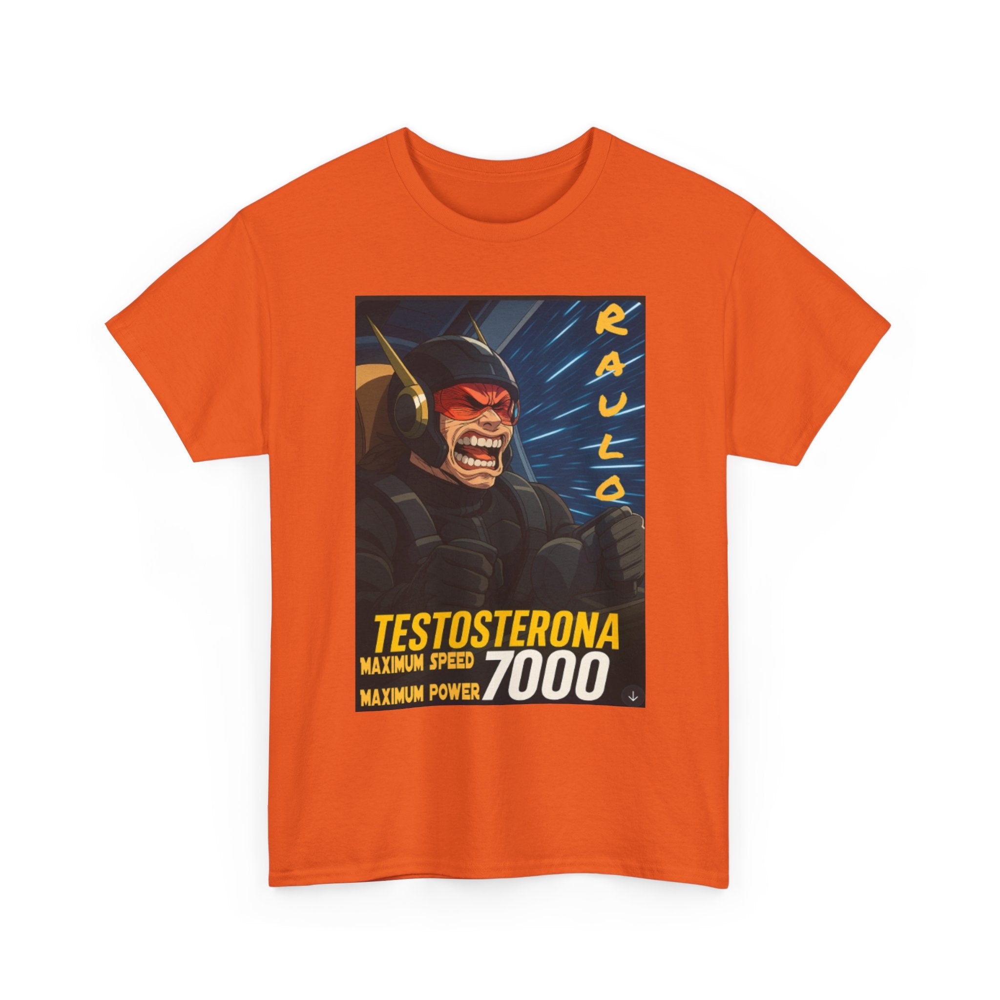 Sci-Fi Anime Raulo Testosterona Tee, Da Guv Book Fan Shirt, Unisex Cotton Top, Gift for Sci-Fi Lovers, Tee for Anime Enthusiasts
