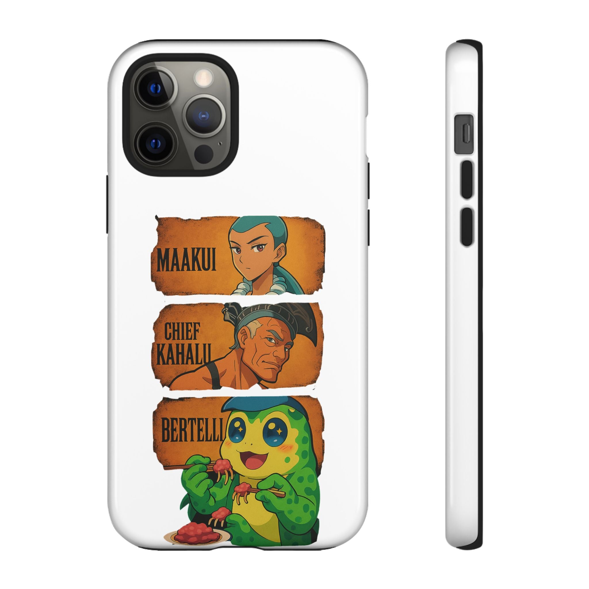Tough Cases - Anime Phone Case Featuring Maakui, Chief Kahaili, and Bertelli, Great Gift for Fans, Personalized, Trendy, Durable