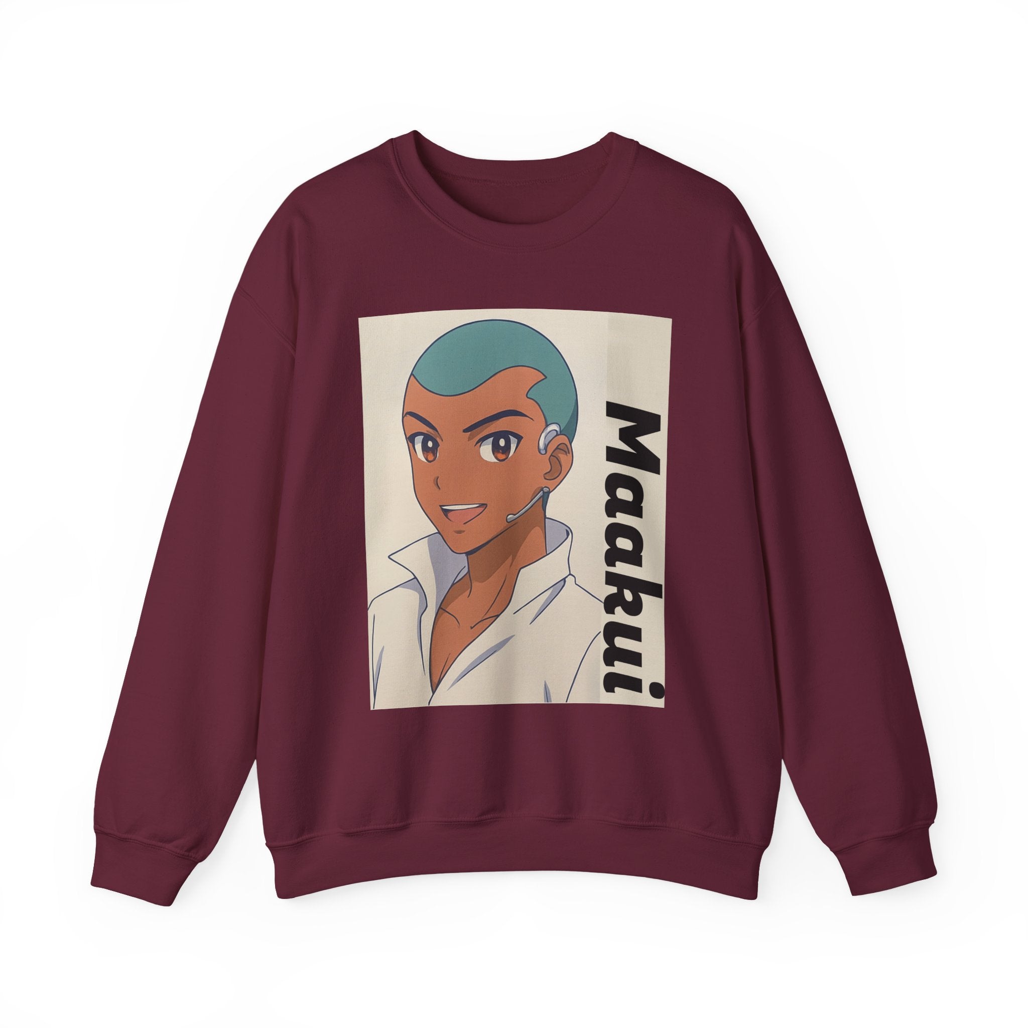 Maakui, anime character Crewneck Sweatshirt - Perfect for Everyday Wear, Unique Gift, Cozy Fashion