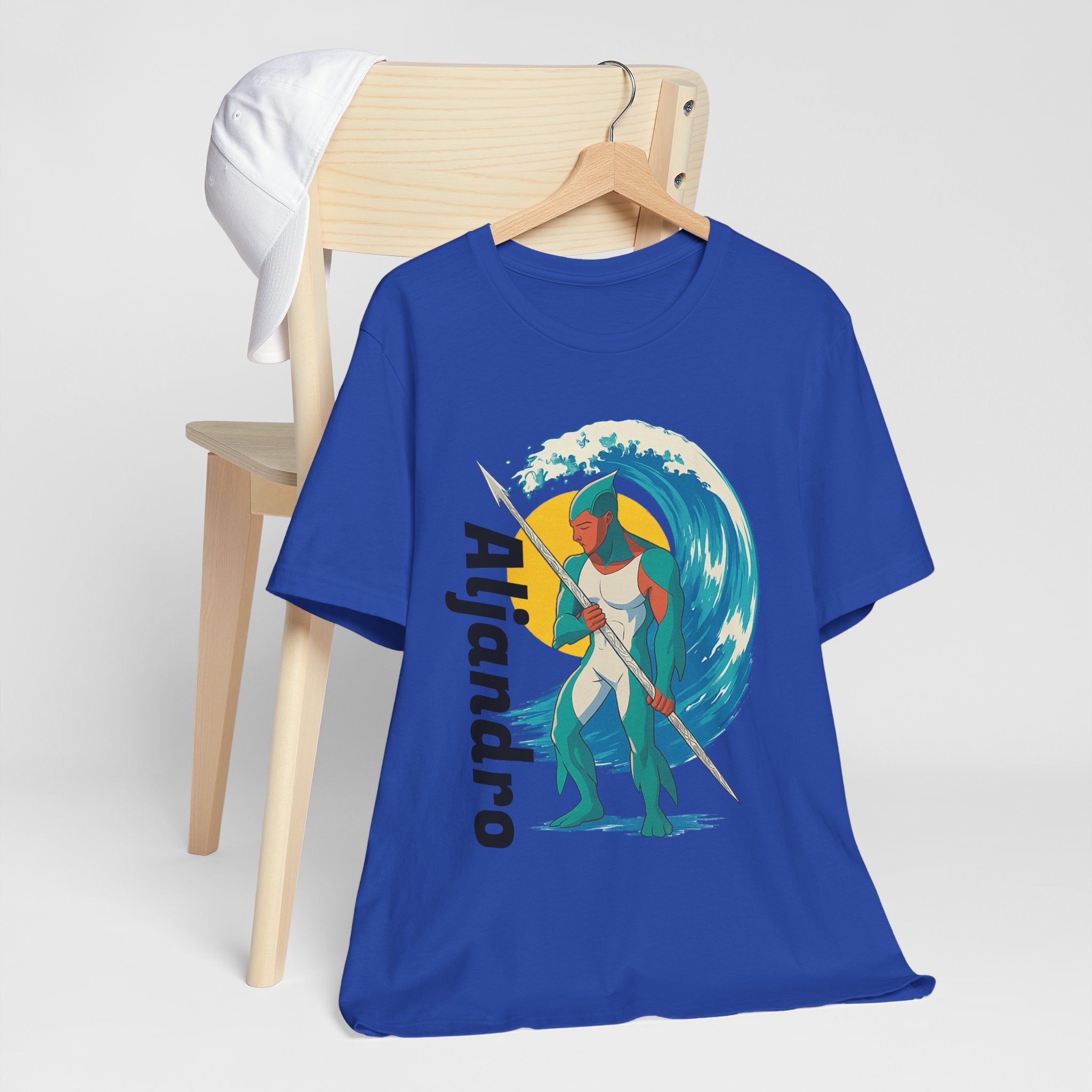 Aljandro Wave Warrior T-Shirt — Personalized 'Aljandro' Surf Guardian Tee