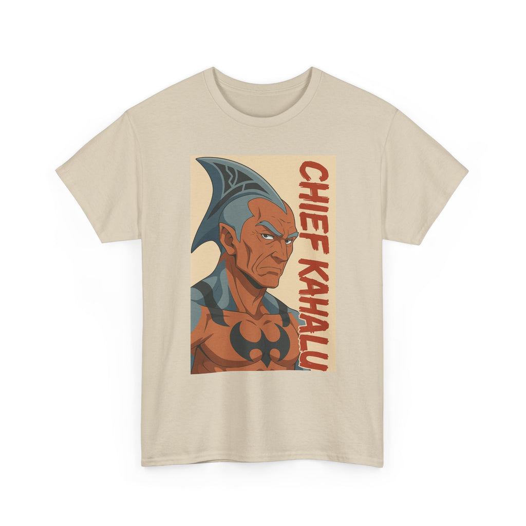 Chief Kahalu Graphic Tee, Unisex Heavy Cotton Shirt, Casual Wear, Gift for Fans, Graphic T-Shirt for Collectors
