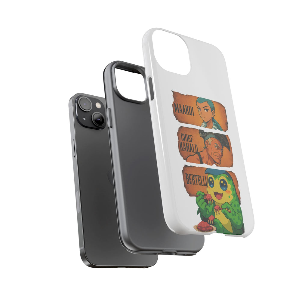 Tough Cases - Anime Phone Case Featuring Maakui, Chief Kahaili, and Bertelli, Great Gift for Fans, Personalized, Trendy, Durable
