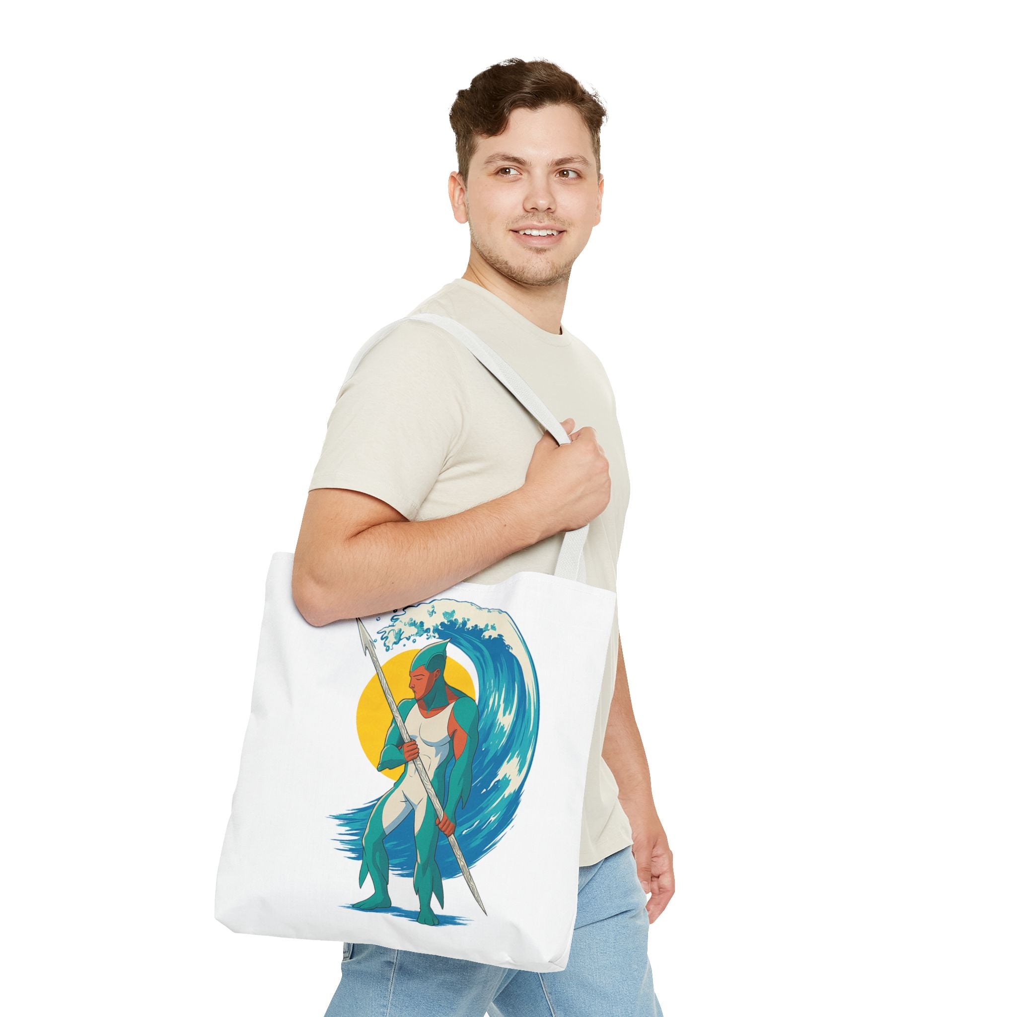 Anime Aljandro Tote Bag - Stylish Eco-Friendly Bag, Unique Gift, Beach Tote, Everyday Carry, Graphic Art Bag