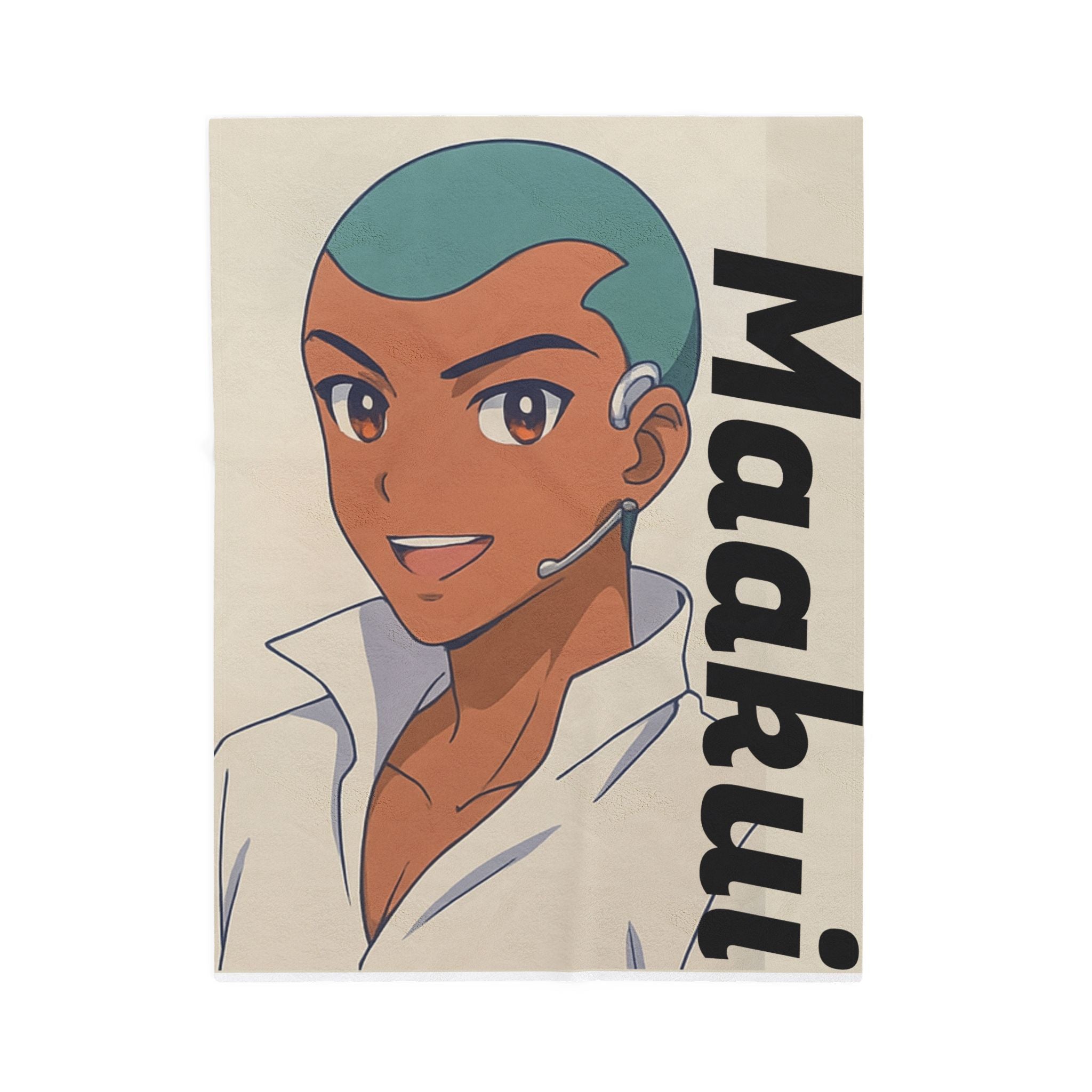 Anime Maakui, from the highly acclaimed DaGuv Velveteen Plush Blanket, Cozy Throw, All-Season Comfort, Perfect Gift for Fans, Home Decor