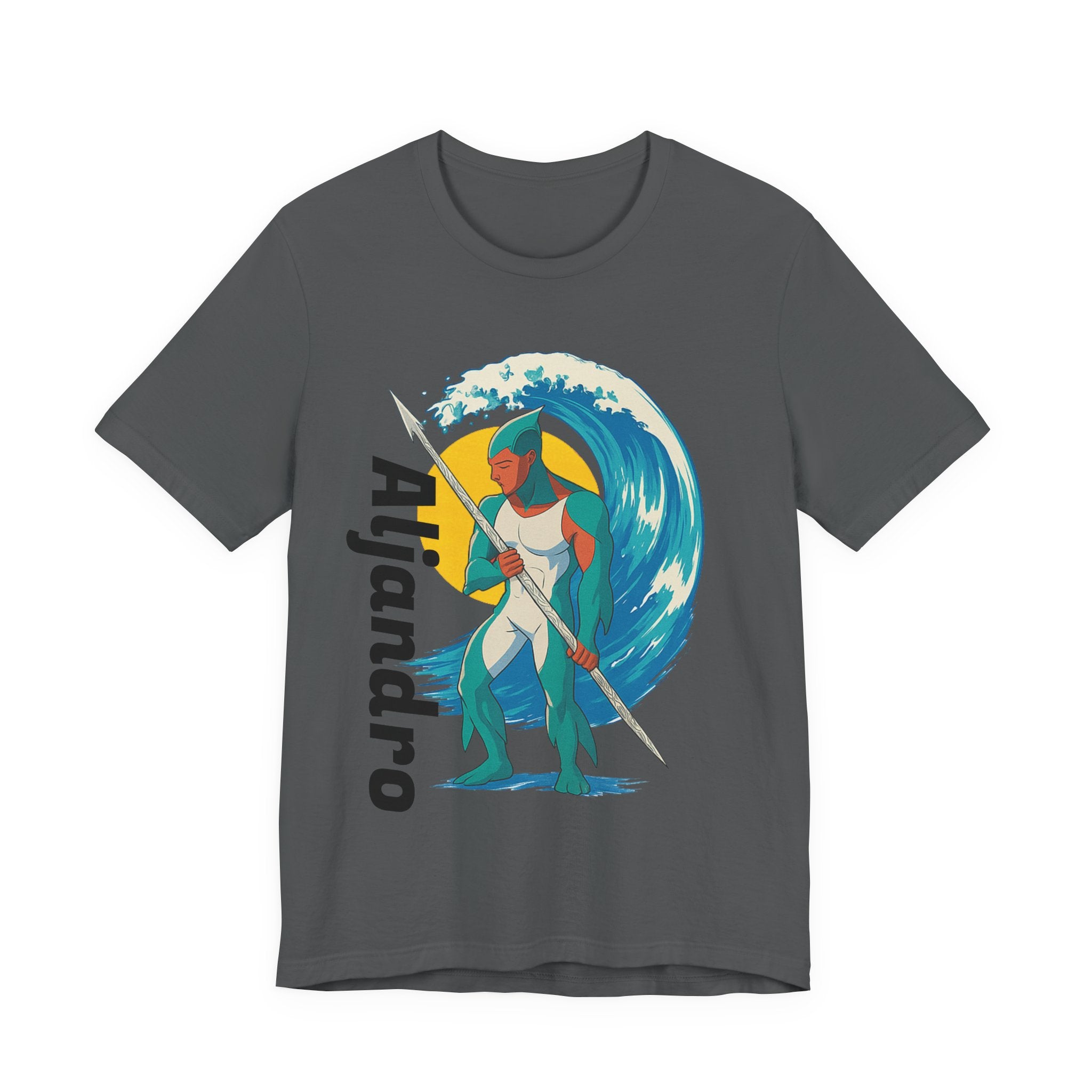 Aljandro Wave Warrior T-Shirt — Personalized 'Aljandro' Surf Guardian Tee