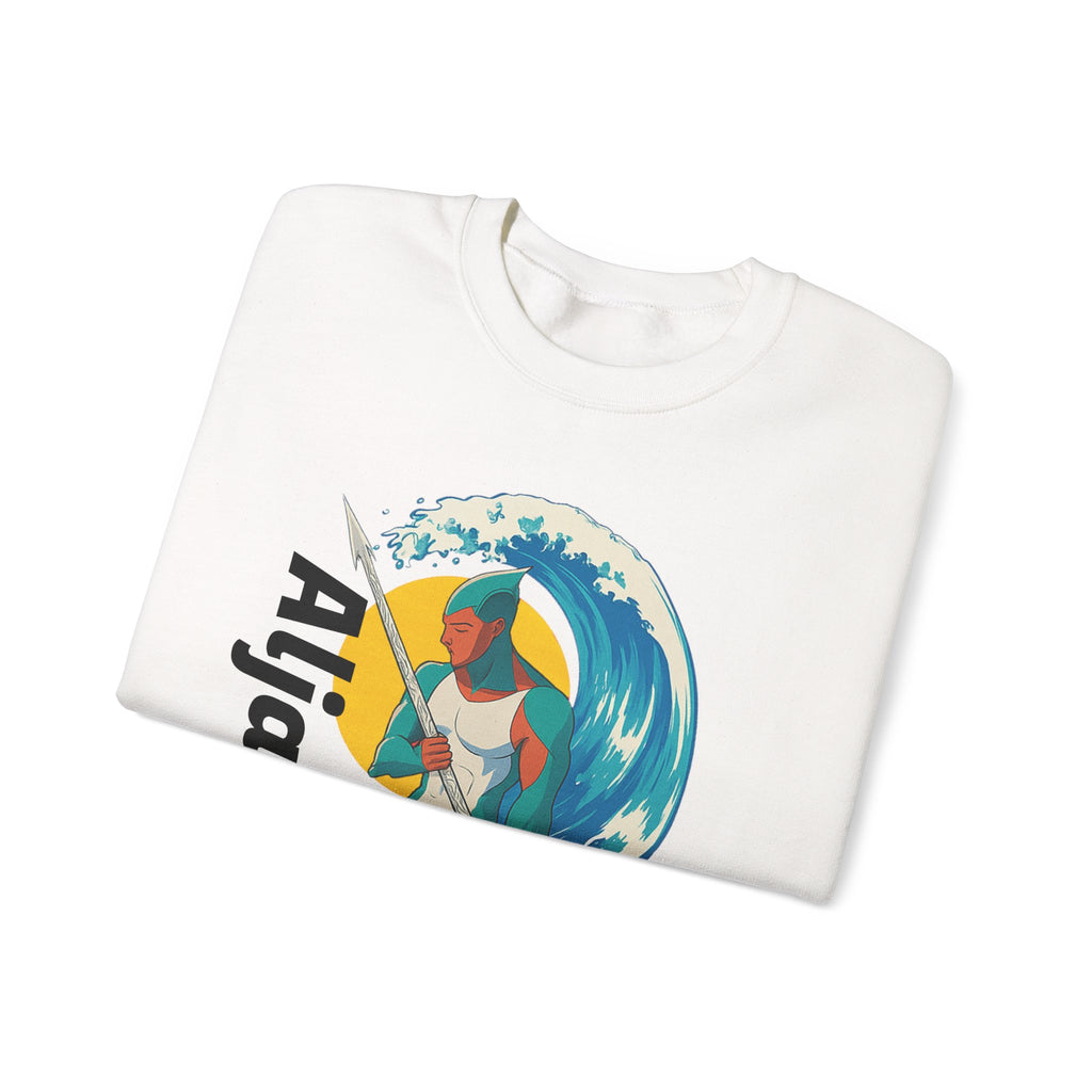 Kraken Hunter Graphic Sweatshirt — Personalized 'Aljandro' Wave Design