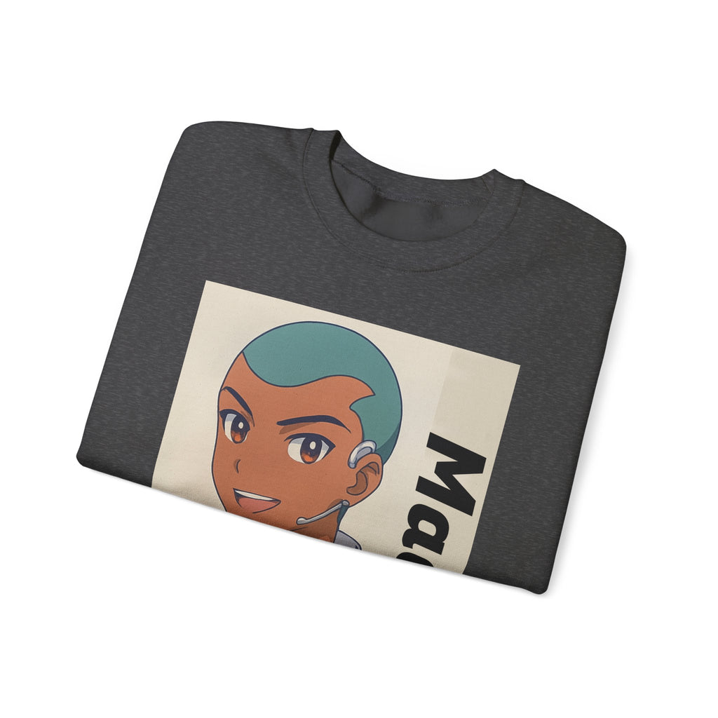 Maakui, anime character Crewneck Sweatshirt - Perfect for Everyday Wear, Unique Gift, Cozy Fashion