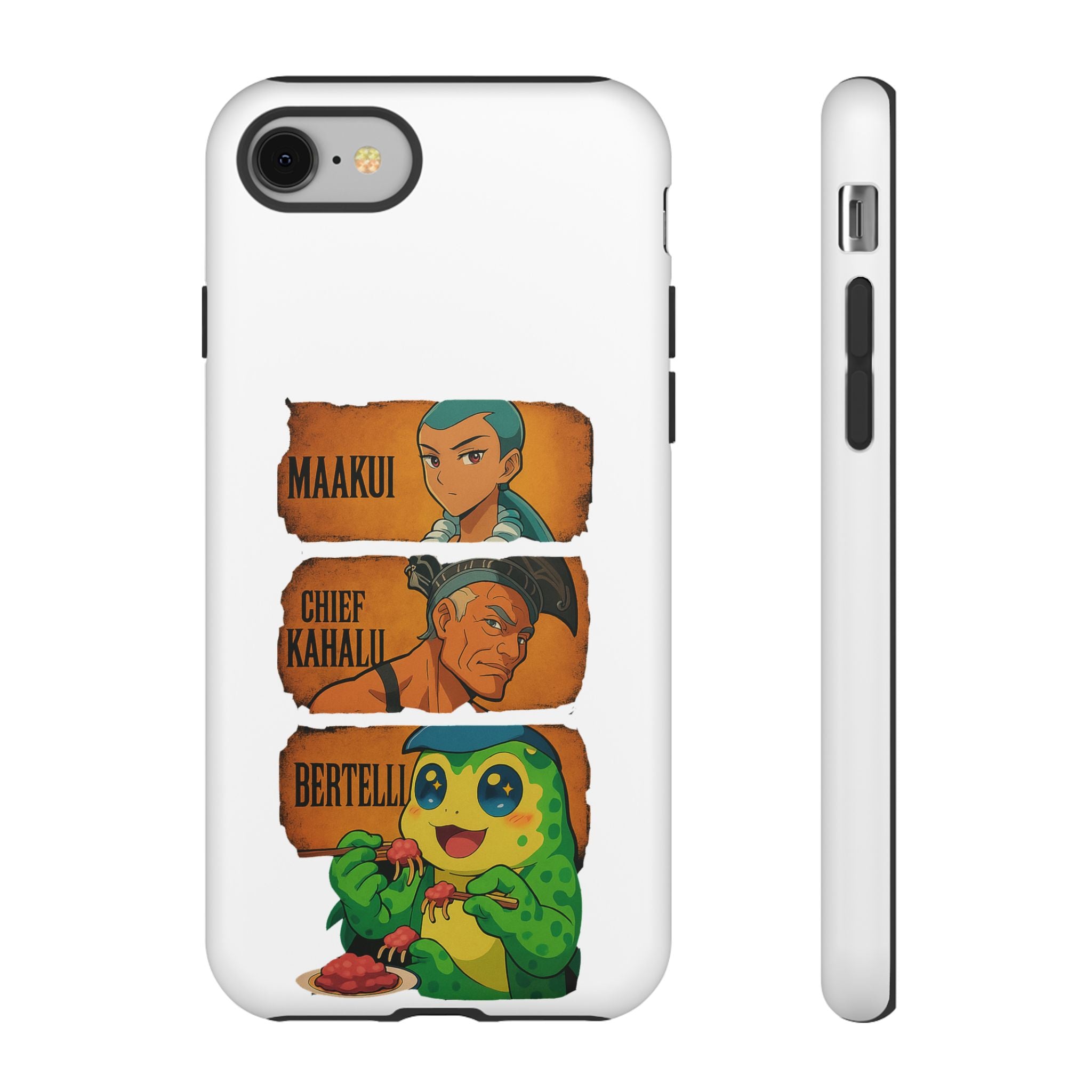 Tough Cases - Anime Phone Case Featuring Maakui, Chief Kahaili, and Bertelli, Great Gift for Fans, Personalized, Trendy, Durable