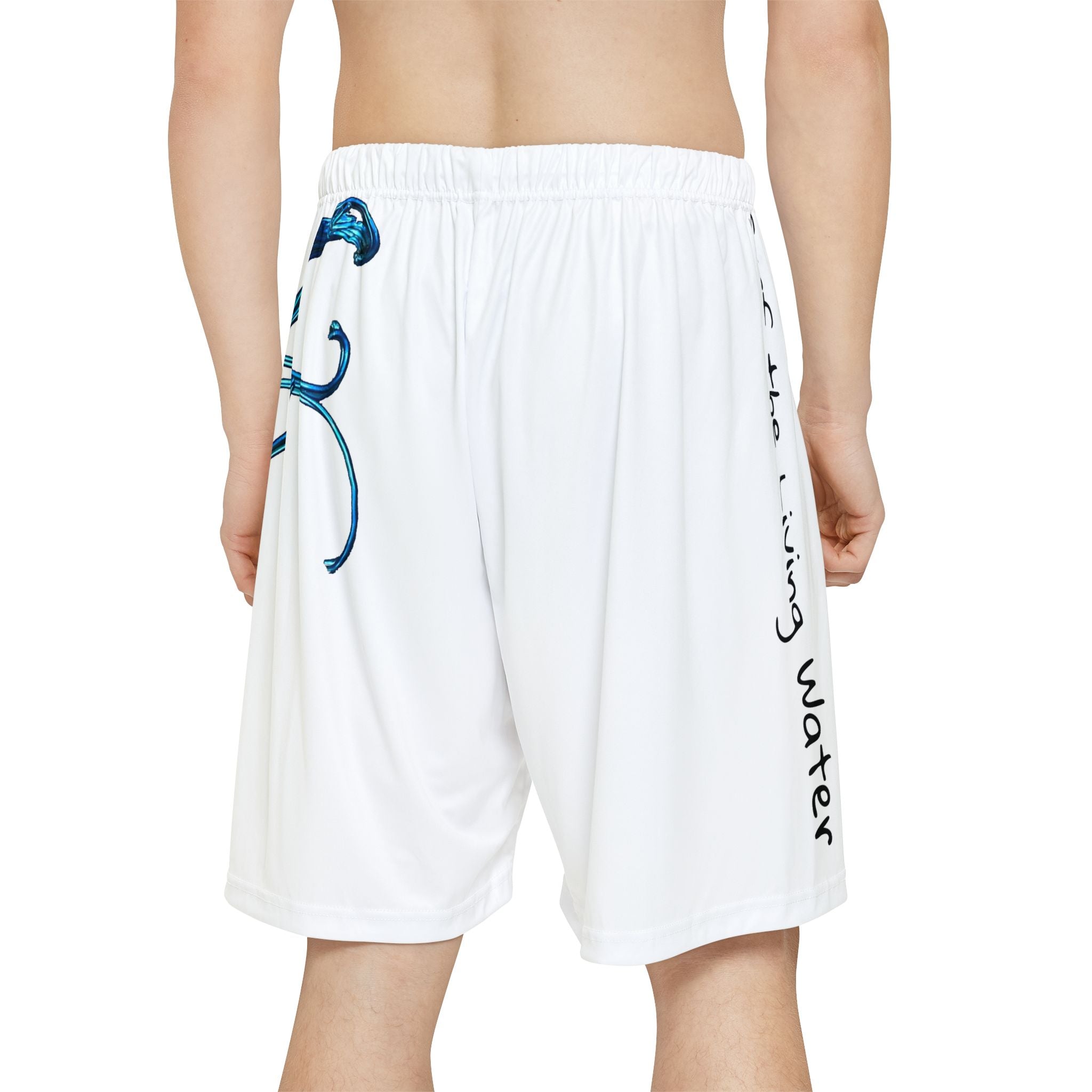 Surf the Living Water Mens Sports Shorts
