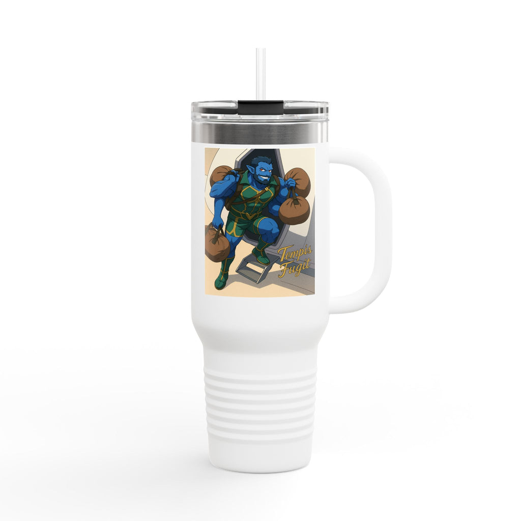 Anime Temis Fugit , Travel Mug , Perfect for Hiking, Camping, Road Trips, and Gift-Giving, 40oz Tumbler, Eco-Friendly Coffee [...]