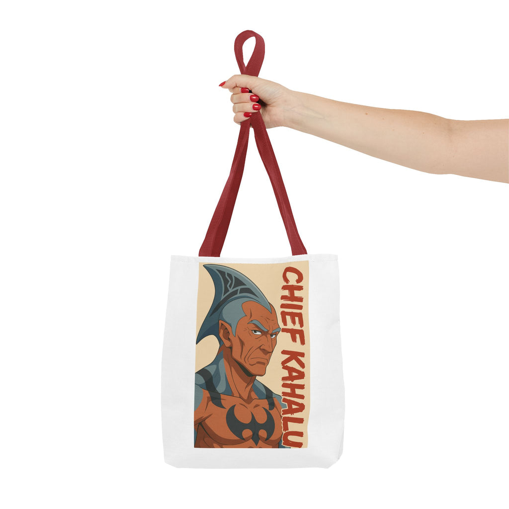 Chief Kahalu Tote Bag - Sci-Fi Book Da Guv Fan Art, Carryall Purse, Shoulder Bag, Literary Gift, Bookworm, Out of This World Tote