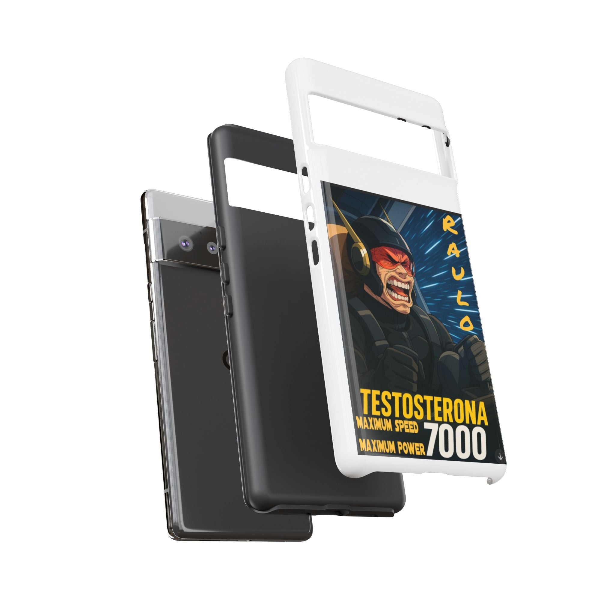Anime Raulo Tough Cases - Sci-Fi Book Theme, Testosterona 7000, Phone Cover, Protective Shell, Unique Design, Gift for Sci-Fi Fans