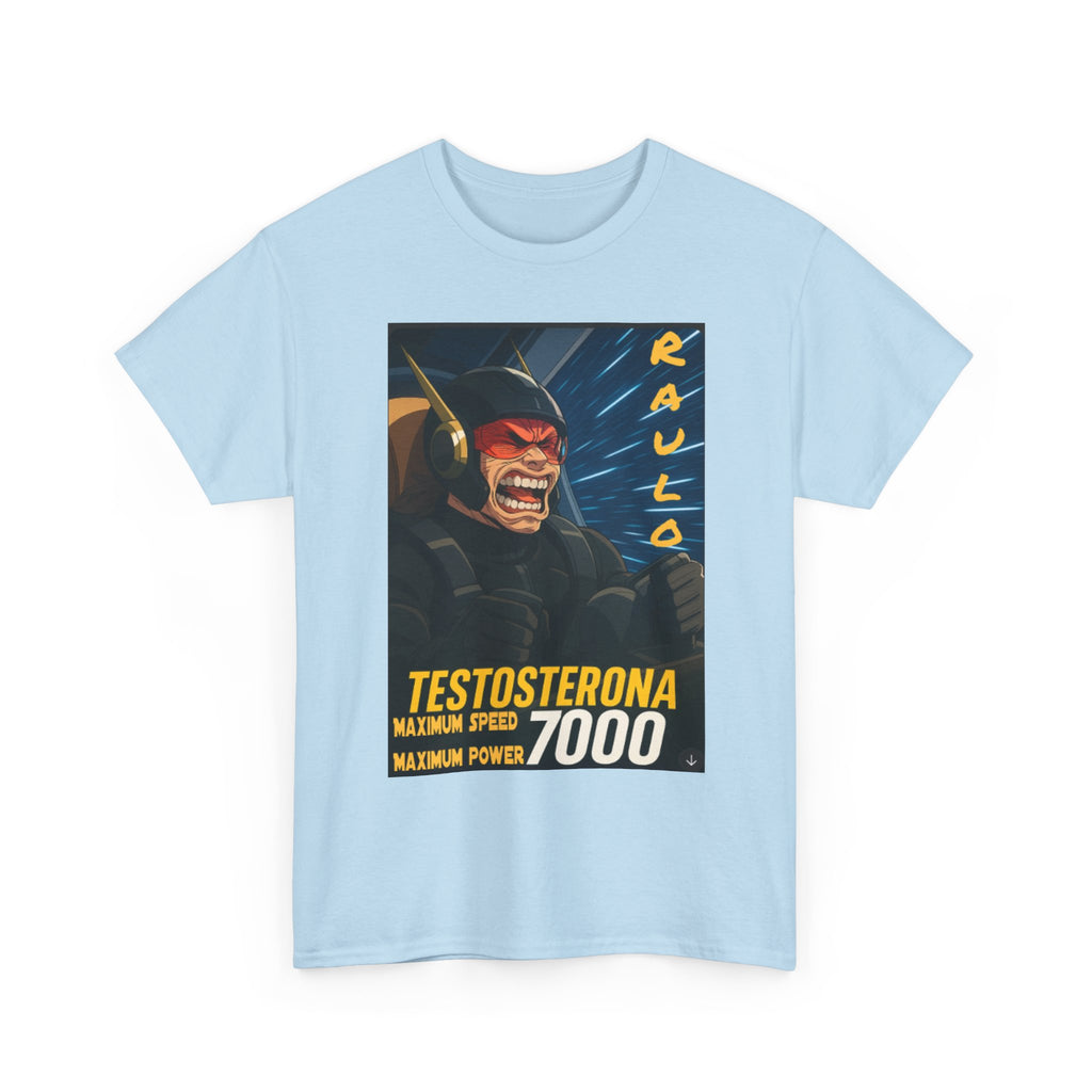 Sci-Fi Anime Raulo Testosterona Tee, Da Guv Book Fan Shirt, Unisex Cotton Top, Gift for Sci-Fi Lovers, Tee for Anime Enthusiasts