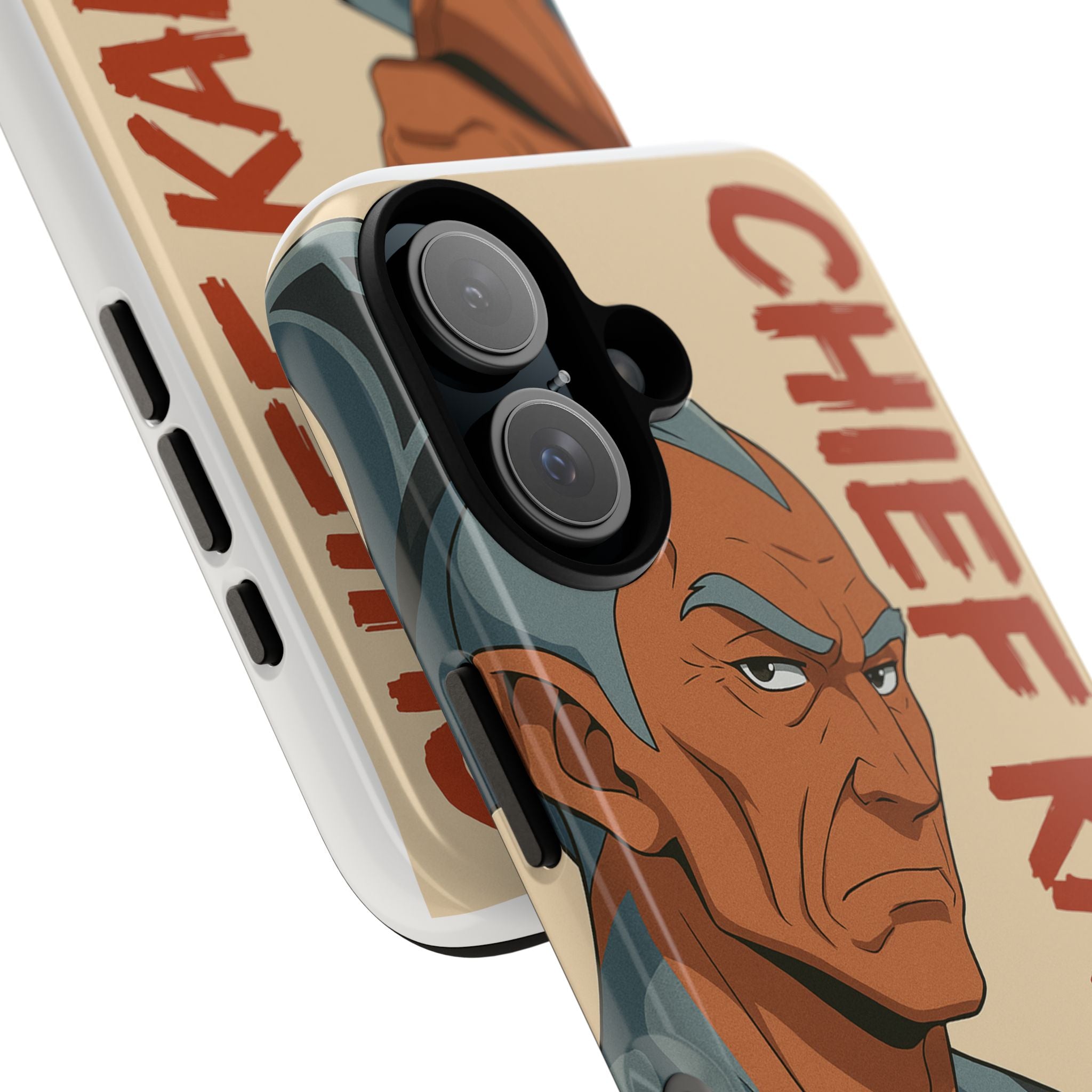 Phone Cases, Chief Kahalu Character Design, Sci-Fi Book Fan Gift, Da Guv Novel Art, Unique Literary Gift
