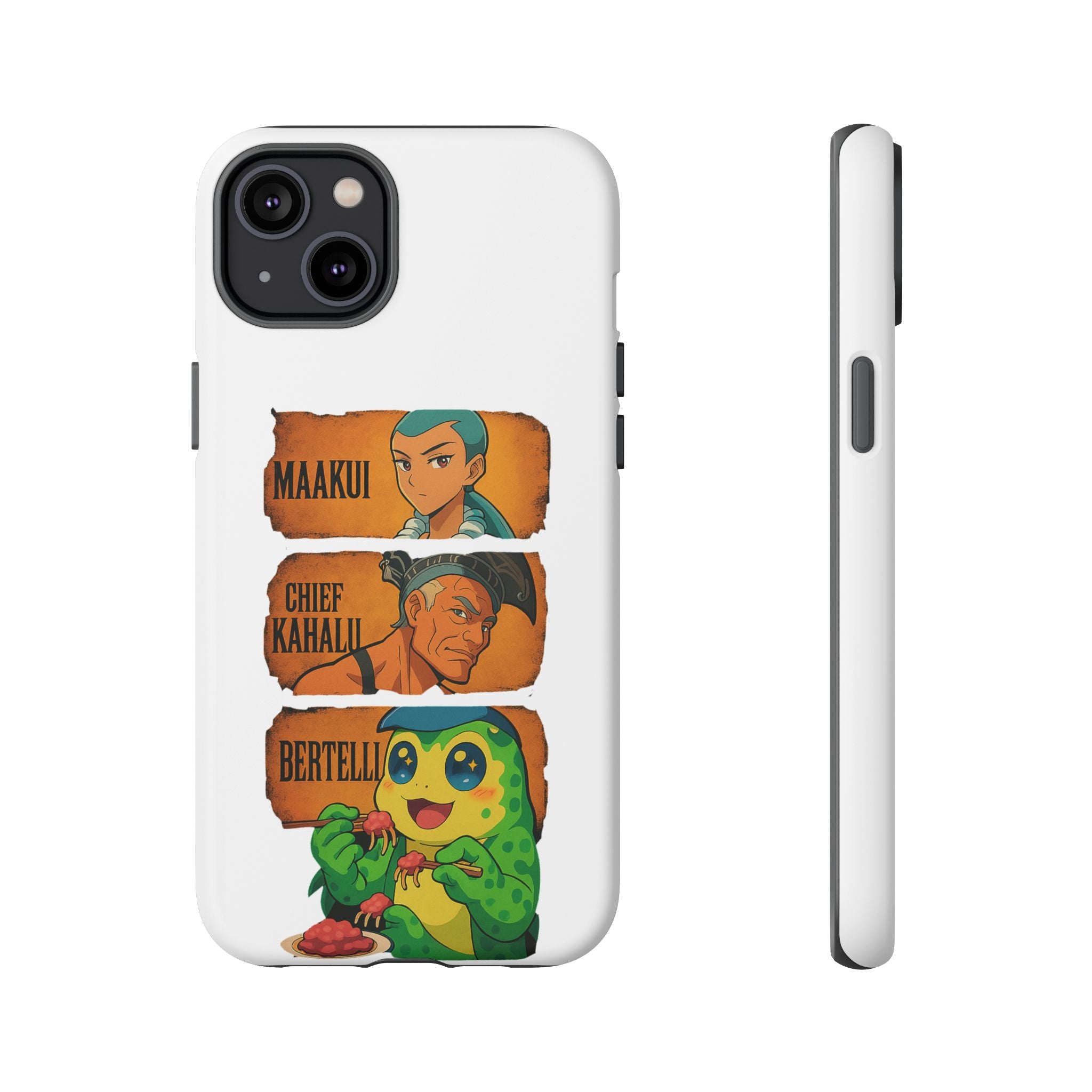 Tough Cases - Anime Phone Case Featuring Maakui, Chief Kahaili, and Bertelli, Great Gift for Fans, Personalized, Trendy, Durable