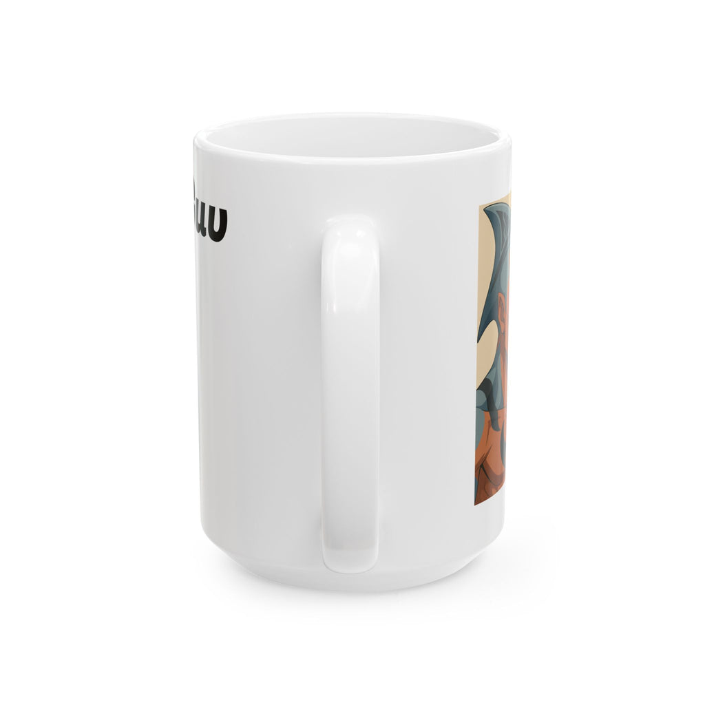 Chief Kahalu Ceramic Mug, Sci-Fi Book Character, Da Guv Fan Art, Novelty Coffee Cup, Gift for Readers, Geeky Tea Mug