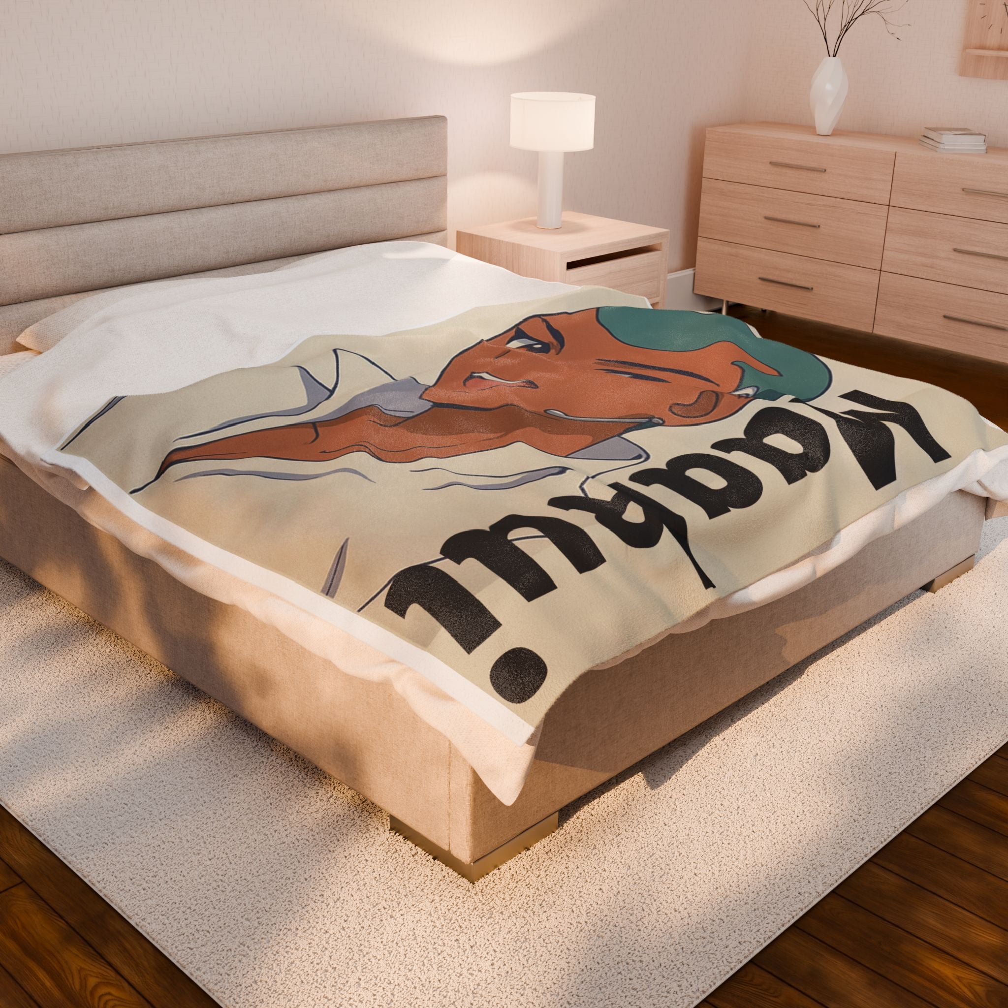 Anime Maakui, from the highly acclaimed DaGuv Velveteen Plush Blanket, Cozy Throw, All-Season Comfort, Perfect Gift for Fans, Home Decor
