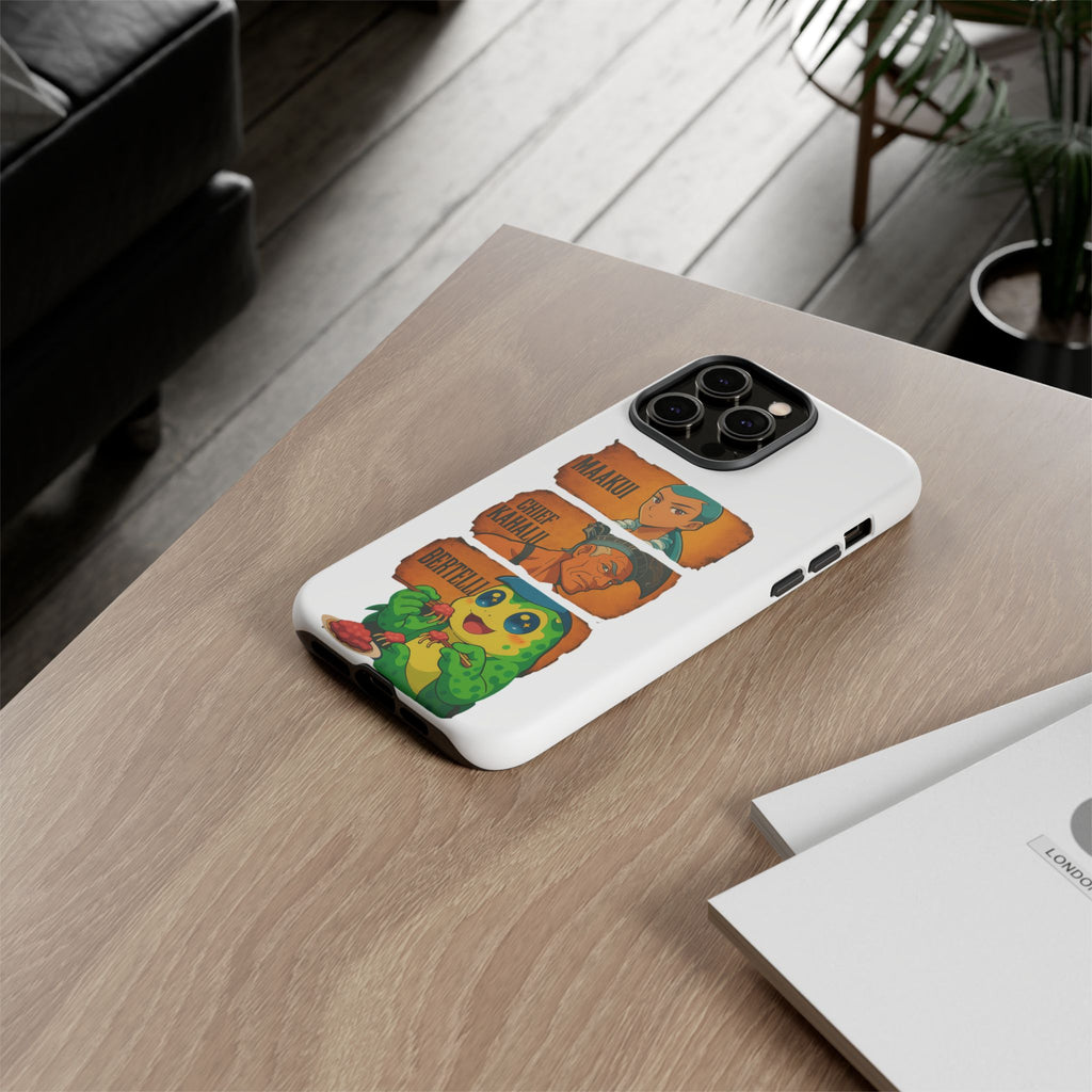 Tough Cases - Anime Phone Case Featuring Maakui, Chief Kahaili, and Bertelli, Great Gift for Fans, Personalized, Trendy, Durable