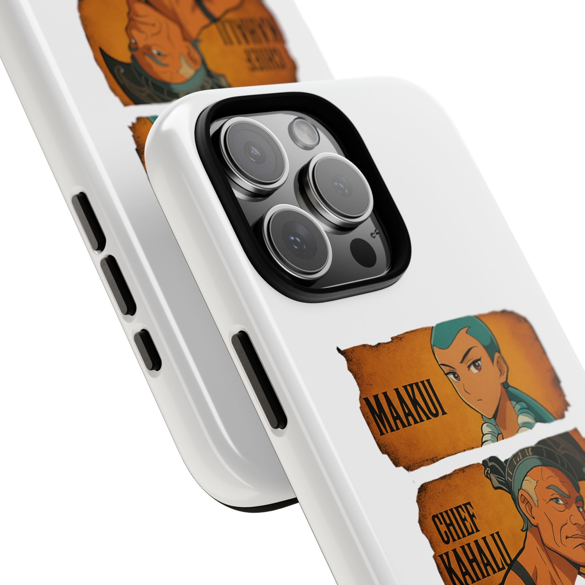 Tough Cases - Anime Phone Case Featuring Maakui, Chief Kahaili, and Bertelli, Great Gift for Fans, Personalized, Trendy, Durable