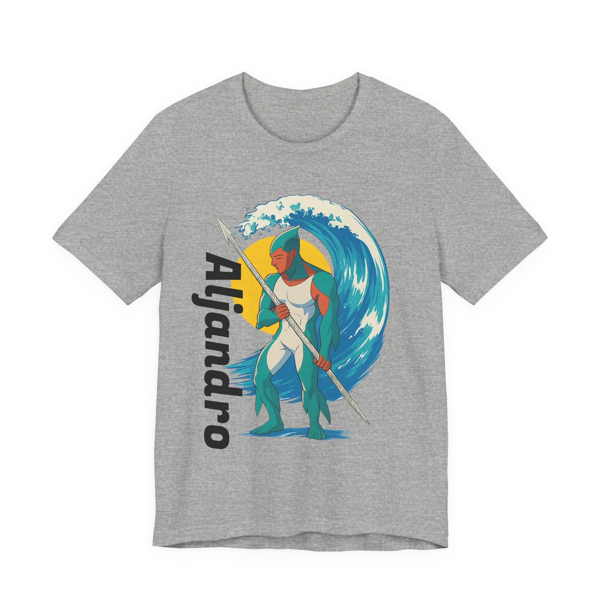 Aljandro Wave Warrior T-Shirt — Personalized 'Aljandro' Surf Guardian Tee