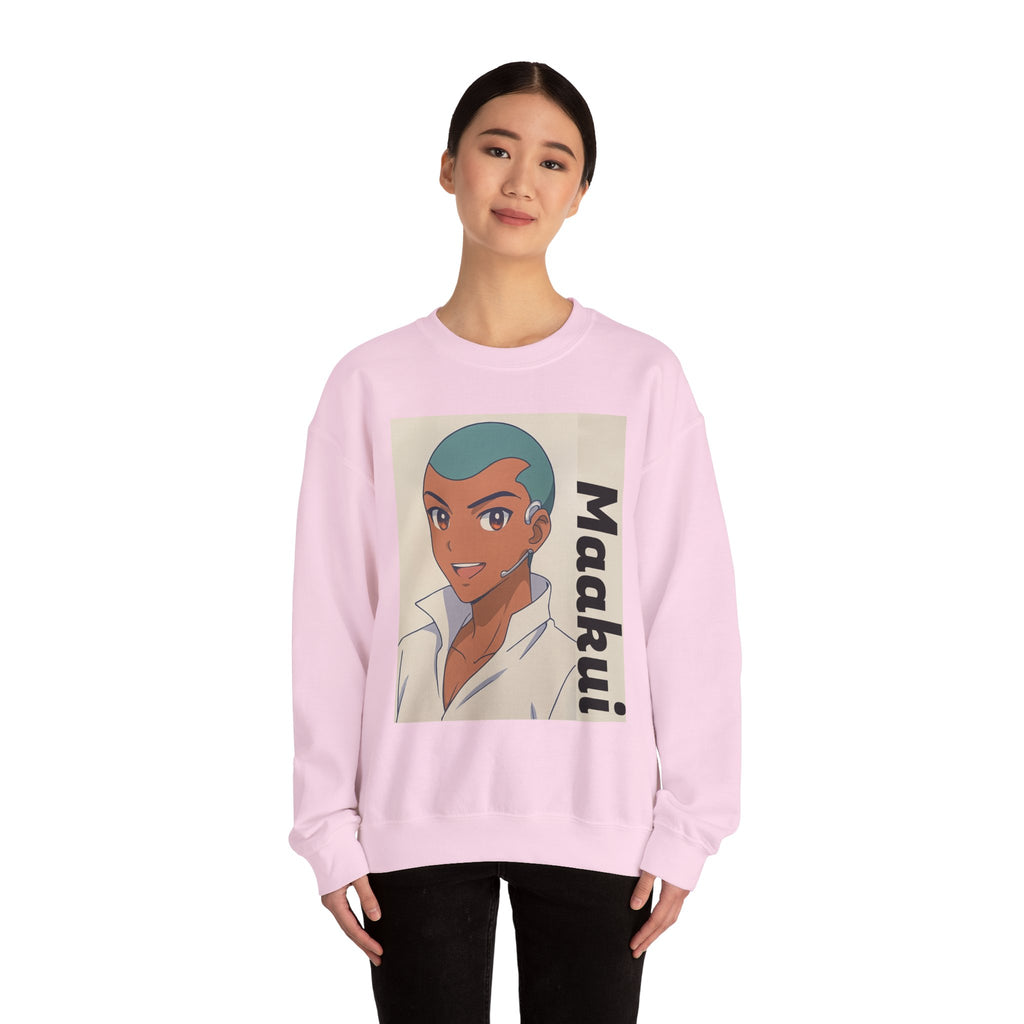 Maakui, anime character Crewneck Sweatshirt - Perfect for Everyday Wear, Unique Gift, Cozy Fashion