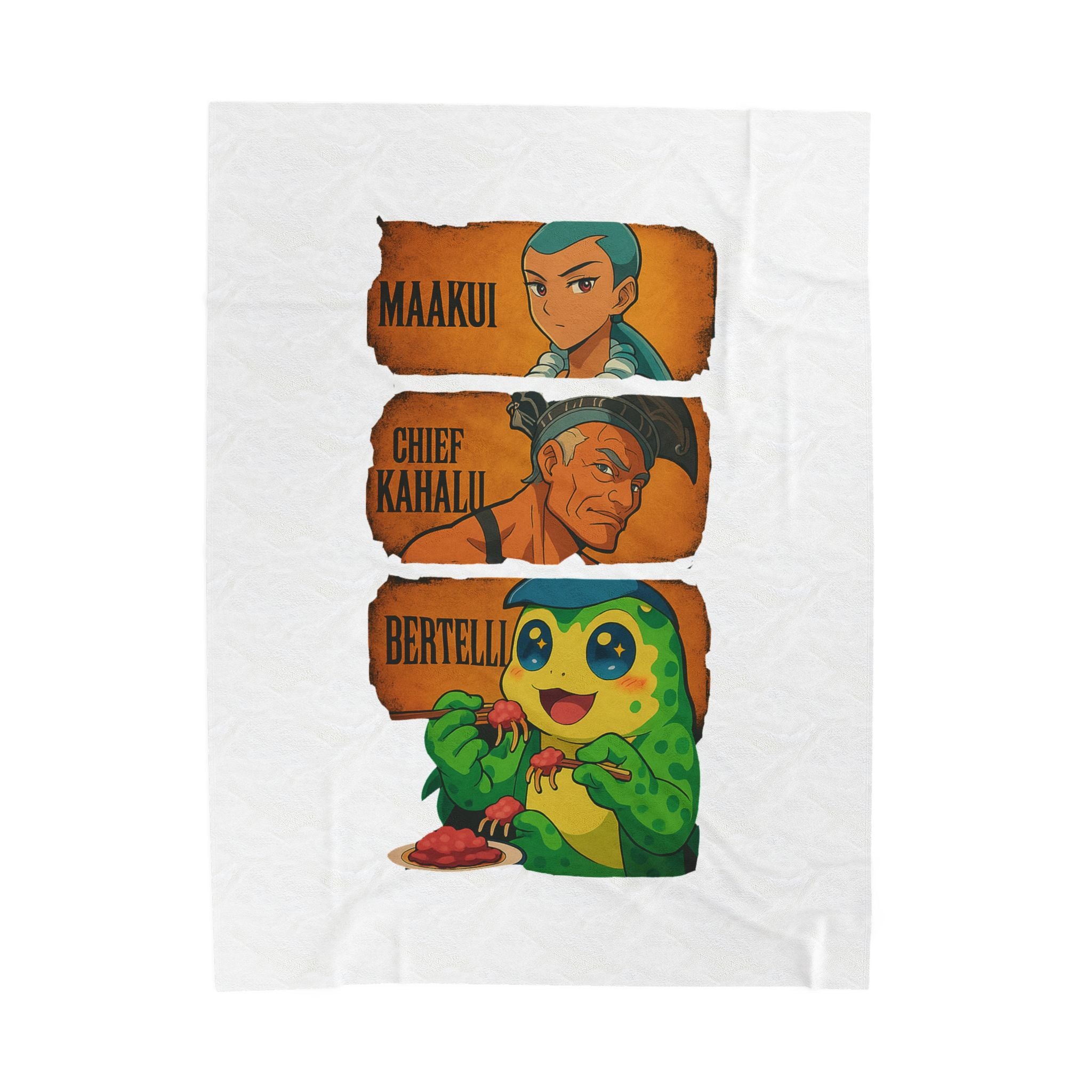 Cozy Velveteen Plush Blanket with Anime Characters - Perfect Gift for Fans, Home Decor, Movie Nights, Birthdays, Holidays