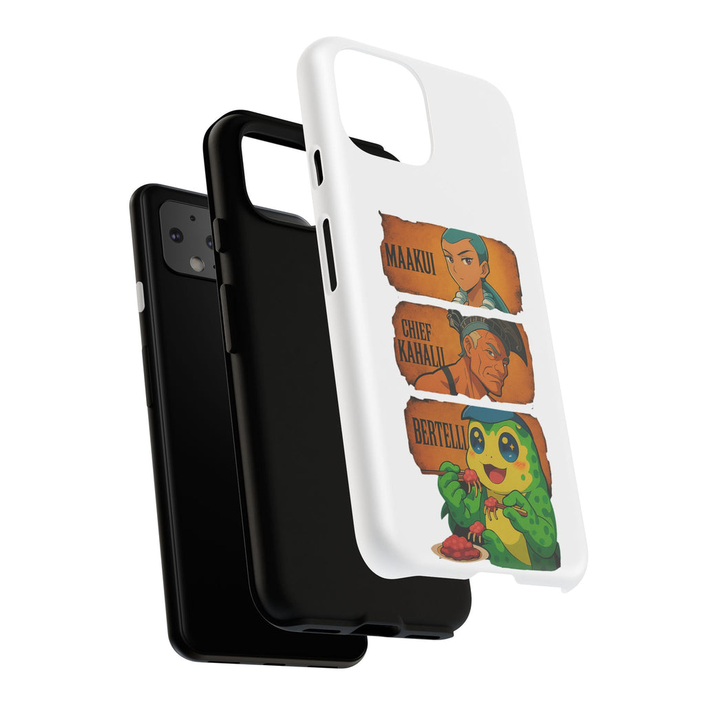 Tough Cases - Anime Phone Case Featuring Maakui, Chief Kahaili, and Bertelli, Great Gift for Fans, Personalized, Trendy, Durable