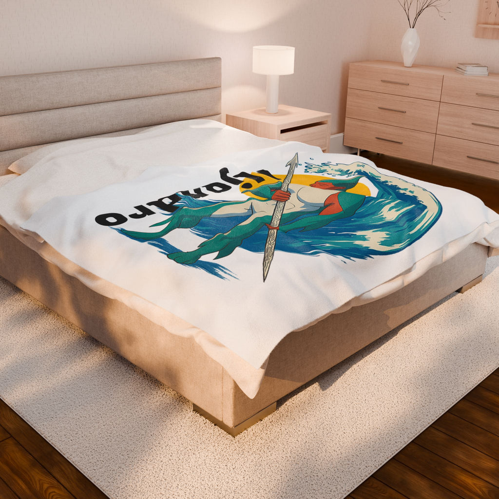 Anime Aljandro Plush Blanket - Cozy Throw for Kids & Adults, Great Gift for Birthdays, Holidays, Home Decor, Custom Design