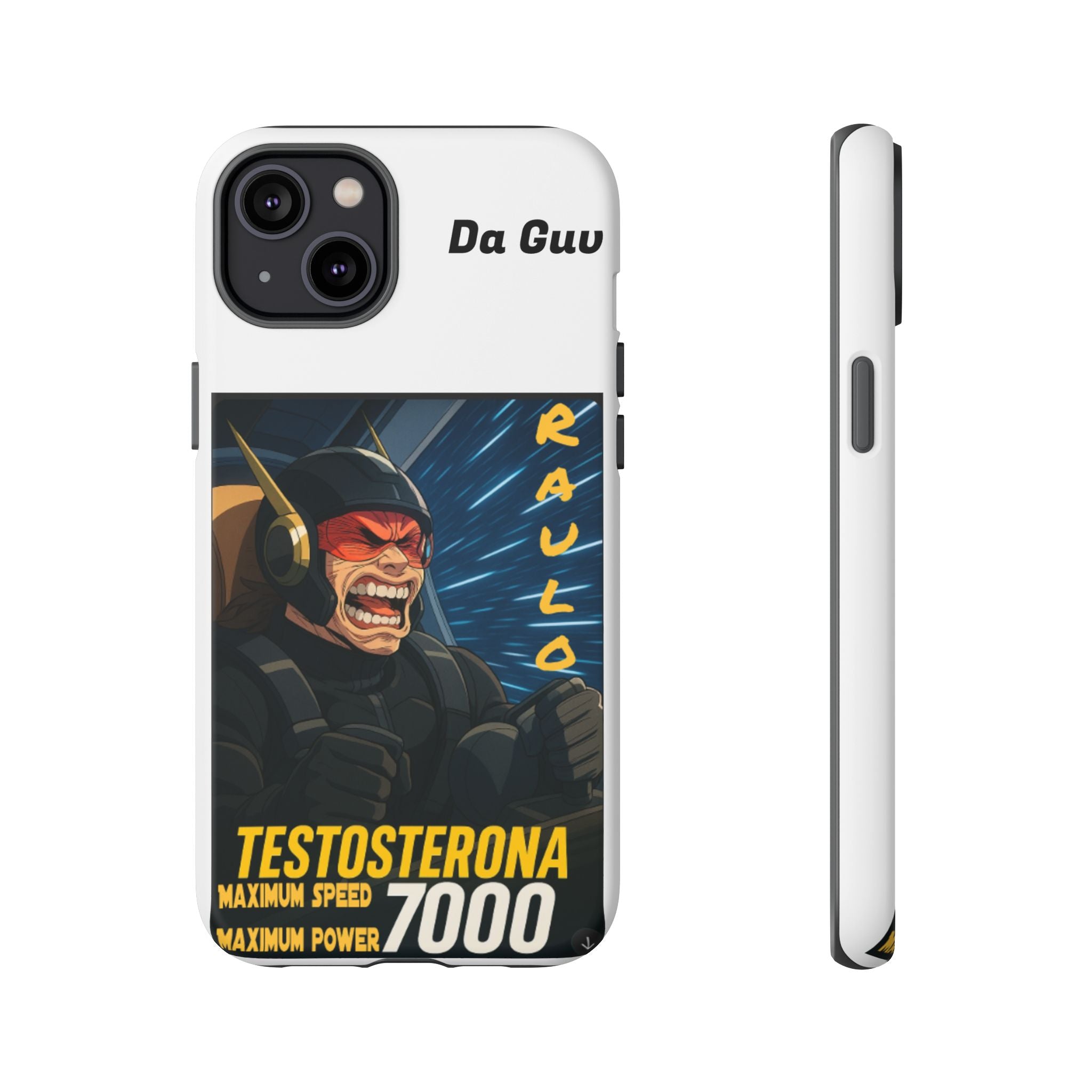 Anime Raulo Tough Cases - Sci-Fi Book Theme, Testosterona 7000, Phone Cover, Protective Shell, Unique Design, Gift for Sci-Fi Fans