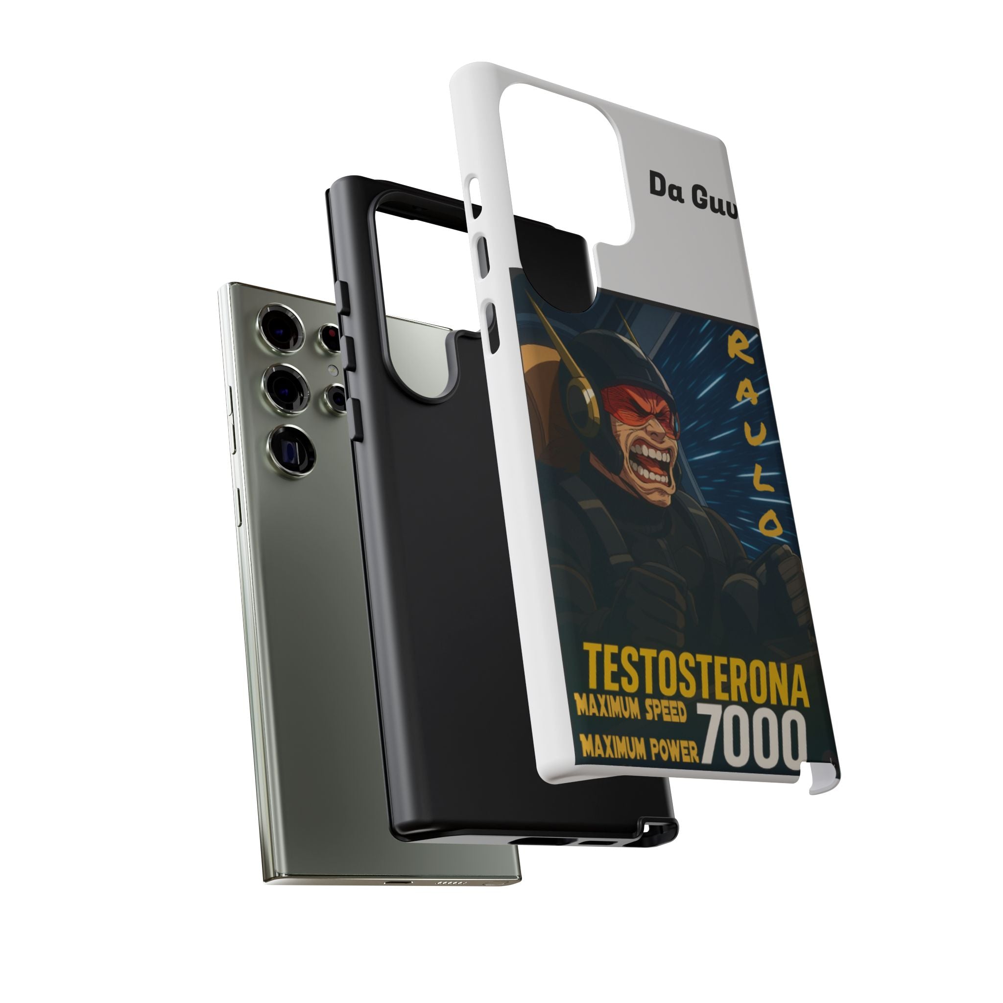 Anime Raulo Tough Cases - Sci-Fi Book Theme, Testosterona 7000, Phone Cover, Protective Shell, Unique Design, Gift for Sci-Fi Fans