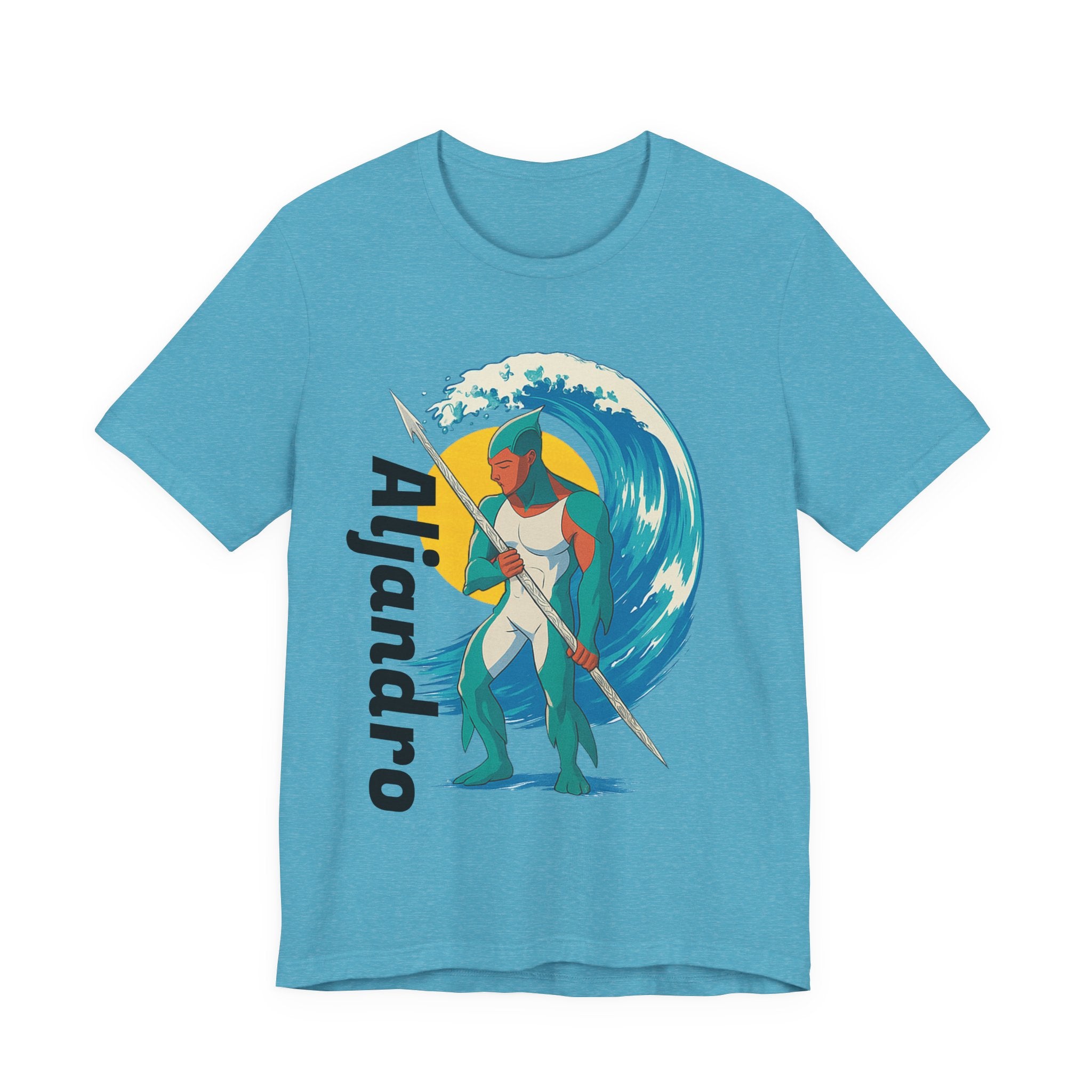 Aljandro Wave Warrior T-Shirt — Personalized 'Aljandro' Surf Guardian Tee