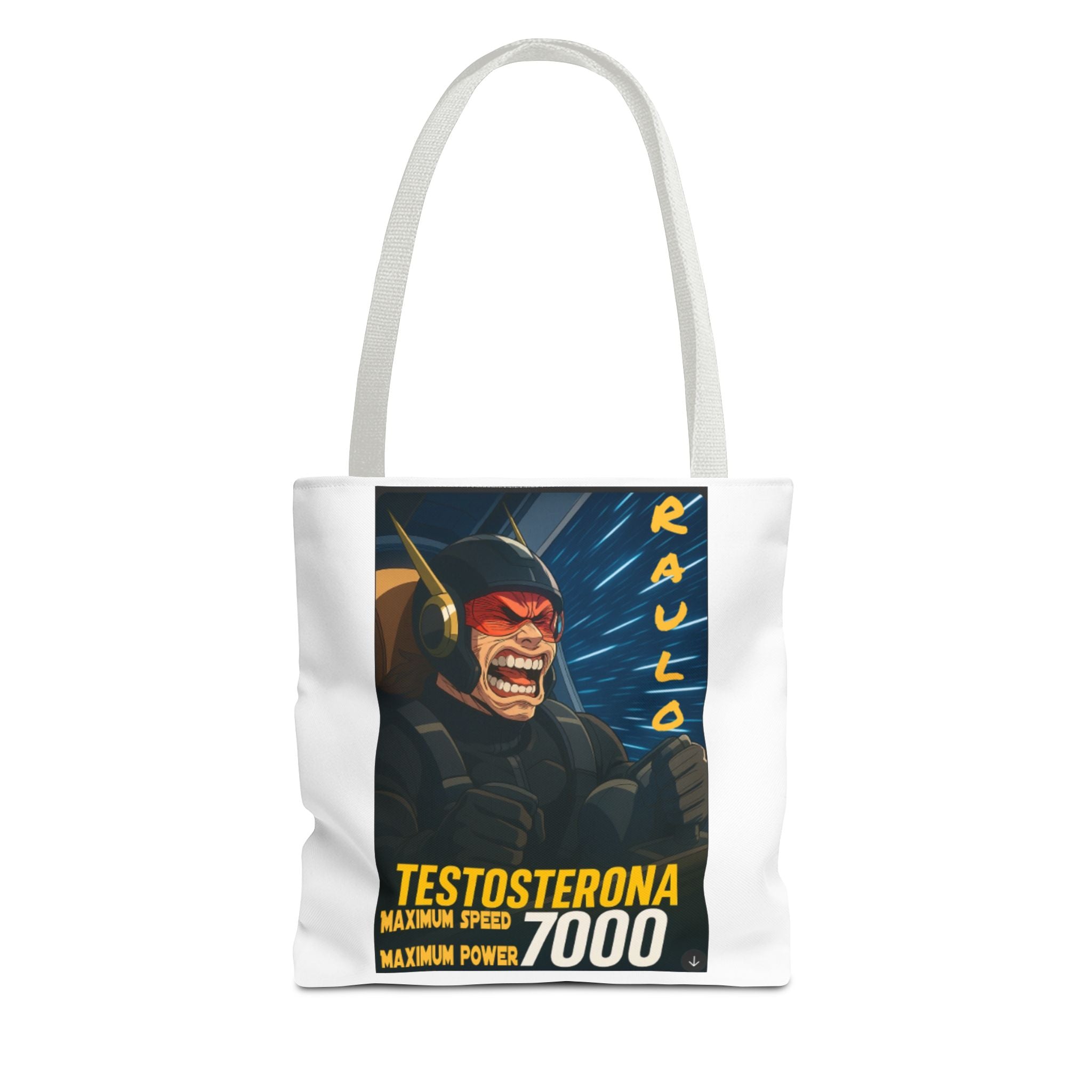 Anime Raulo Tote Bag, testosterona 7000, Da Guv Shopping Bag, Gift for Him, Casual Daily Use, Fitness Tote, Unique Design