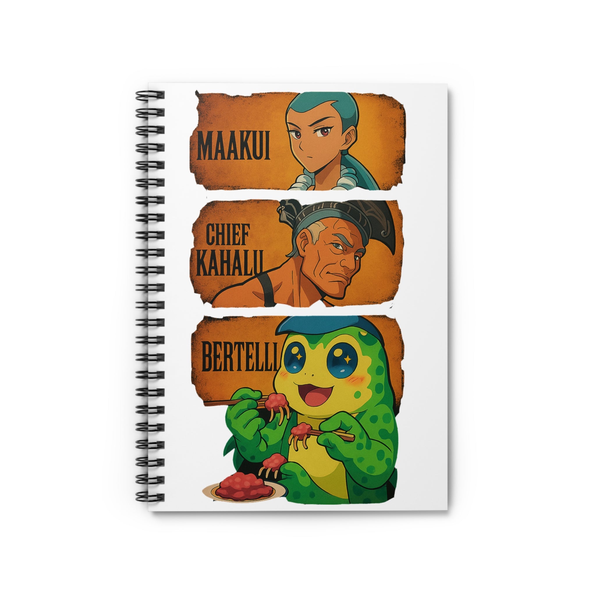 Anime Character Spiral Notebook | Fun Journal for Kids & Creative Minds | Perfect for School, Gift, or Daily Notes