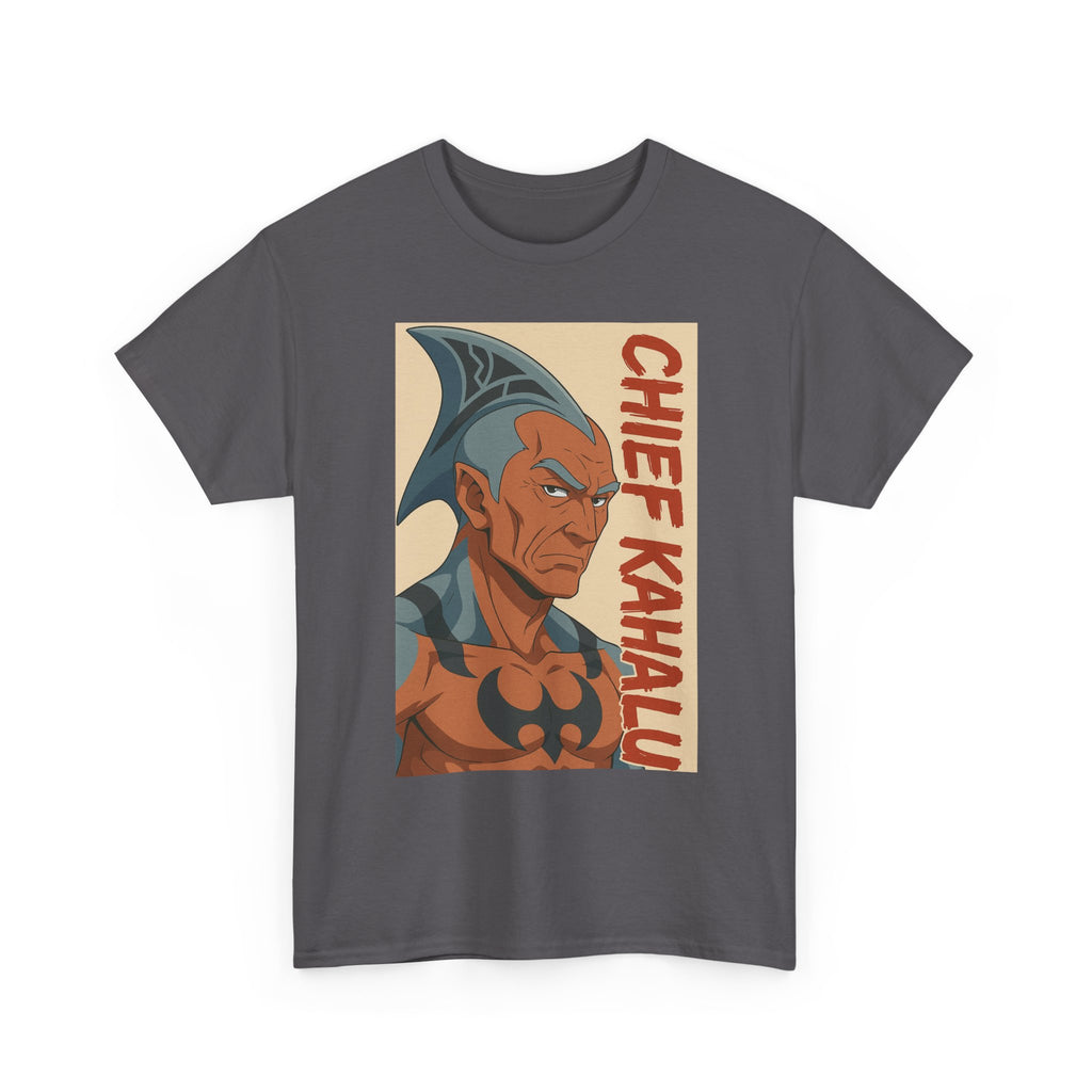 Chief Kahalu Graphic Tee, Unisex Heavy Cotton Shirt, Casual Wear, Gift for Fans, Graphic T-Shirt for Collectors