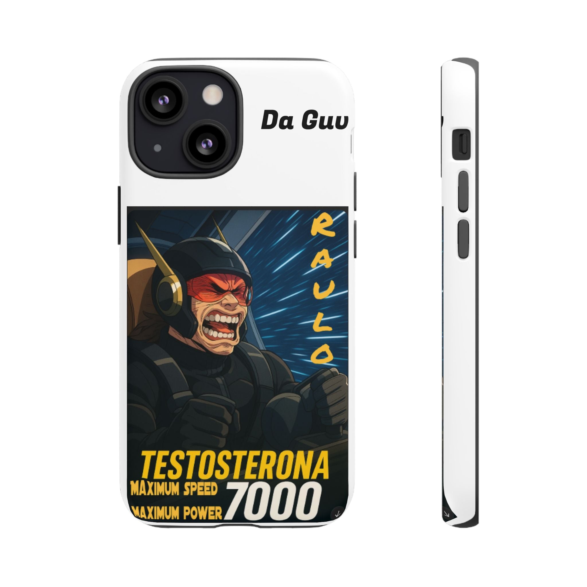 Anime Raulo Tough Cases - Sci-Fi Book Theme, Testosterona 7000, Phone Cover, Protective Shell, Unique Design, Gift for Sci-Fi Fans