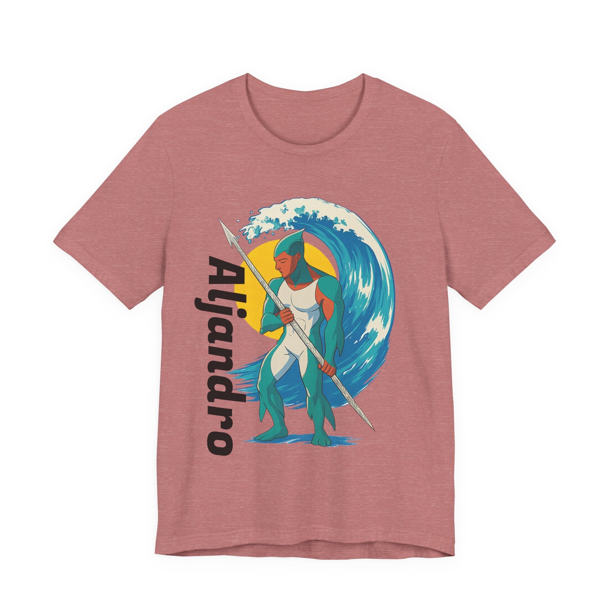 Aljandro Wave Warrior T-Shirt — Personalized 'Aljandro' Surf Guardian Tee