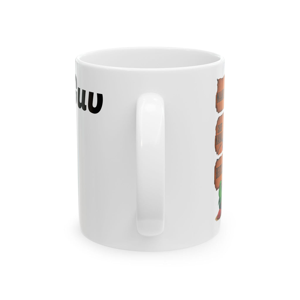 Fun Ceramic Mug for Coffee Lovers, Mug Gift for Friends, Unique Gift Idea for Birthdays, Funny Office Mug, Customizable Drinkware