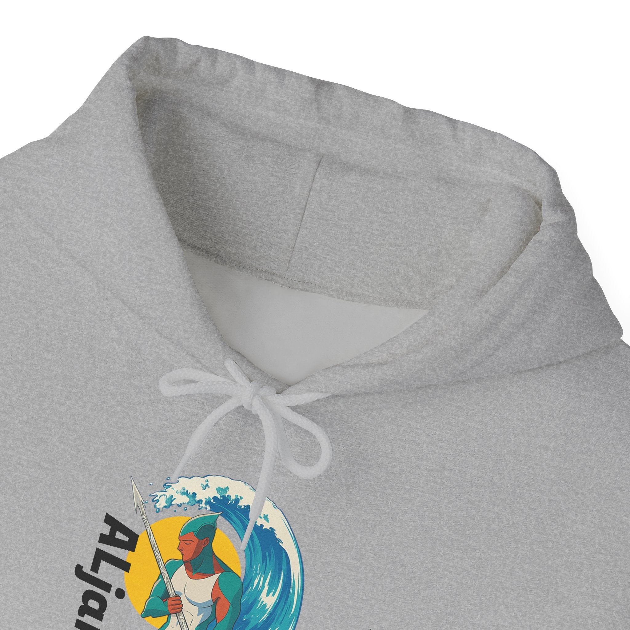 Aljandro Surf Graphic Hoodie — Retro Wave Surfing Design