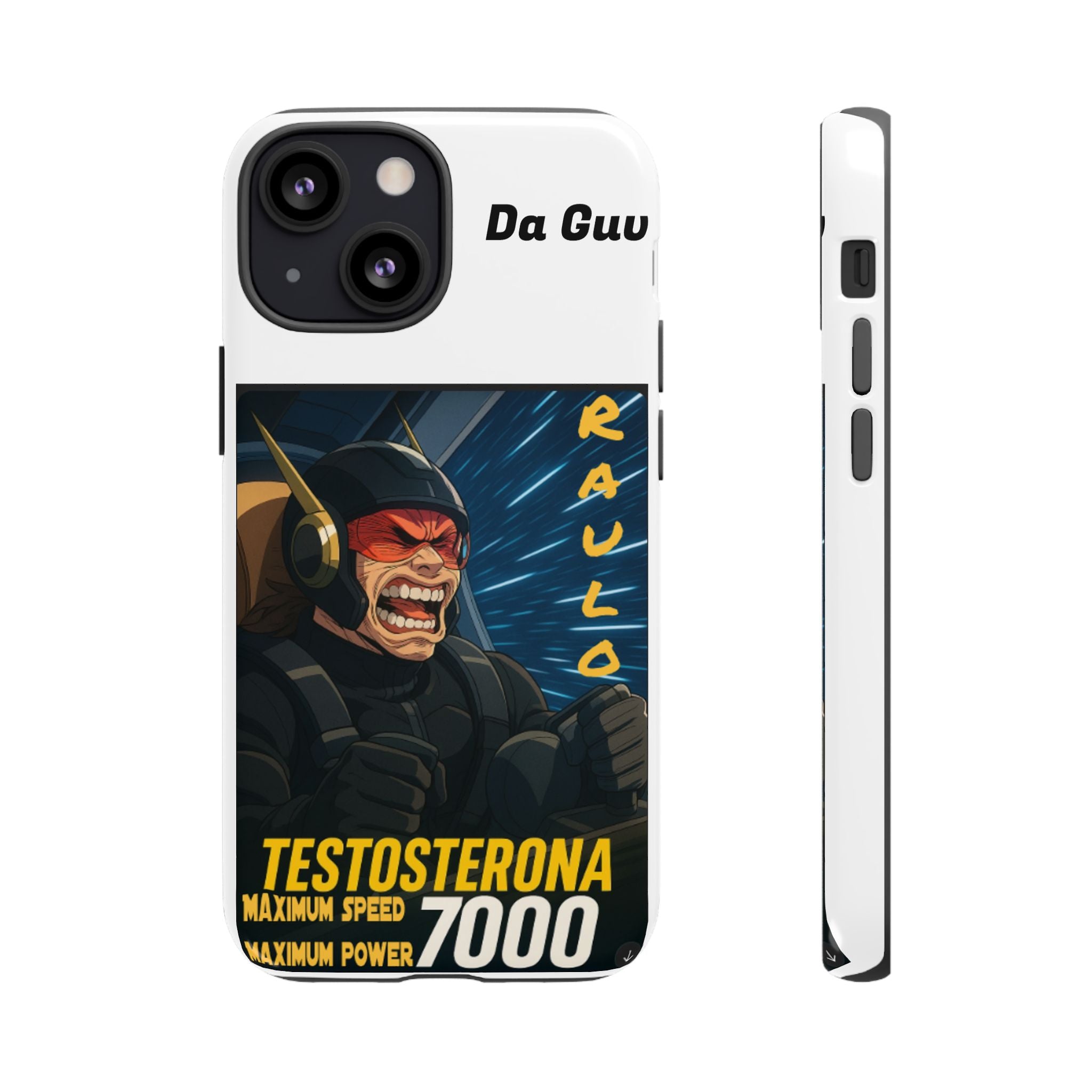 Anime Raulo Tough Cases - Sci-Fi Book Theme, Testosterona 7000, Phone Cover, Protective Shell, Unique Design, Gift for Sci-Fi Fans