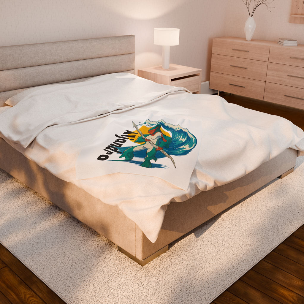 Anime Aljandro Plush Blanket - Cozy Throw for Kids & Adults, Great Gift for Birthdays, Holidays, Home Decor, Custom Design