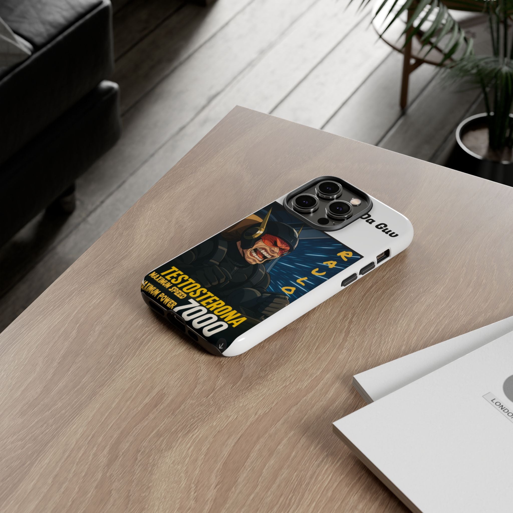 Anime Raulo Tough Cases - Sci-Fi Book Theme, Testosterona 7000, Phone Cover, Protective Shell, Unique Design, Gift for Sci-Fi Fans