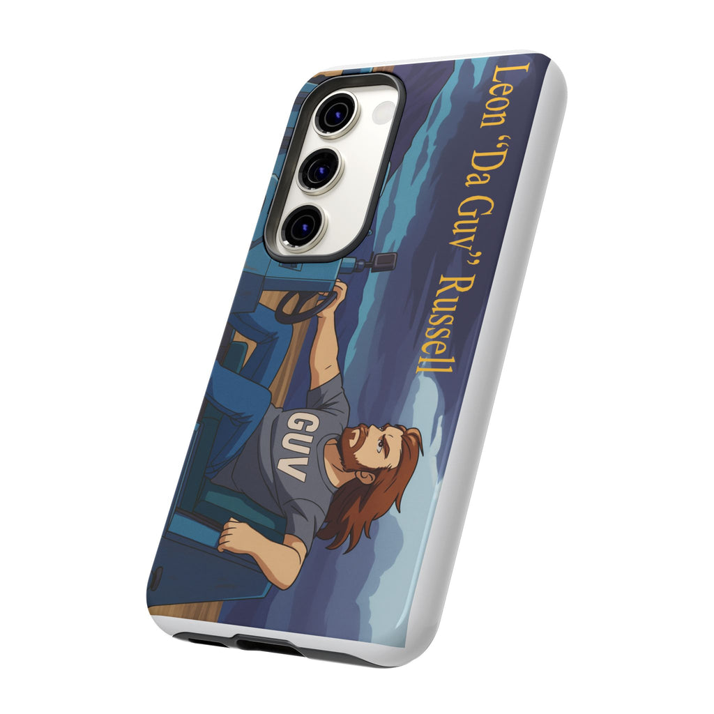 Phone Cases, Tough Phone Covers, Book Character Fan Gift, Sci-Fi Tank Art, Leon 'Da Guv' Russell Design