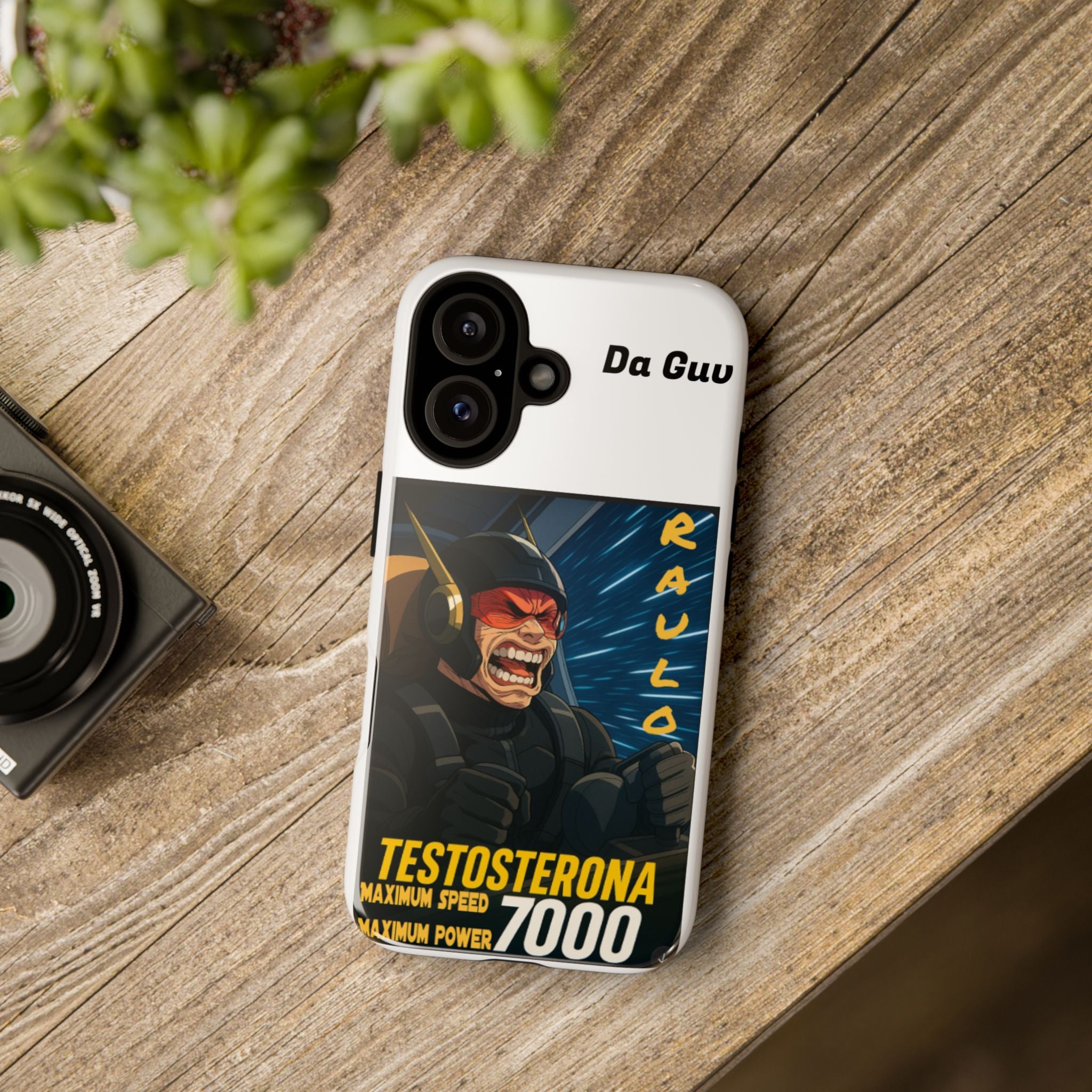 Anime Raulo Tough Cases - Sci-Fi Book Theme, Testosterona 7000, Phone Cover, Protective Shell, Unique Design, Gift for Sci-Fi Fans