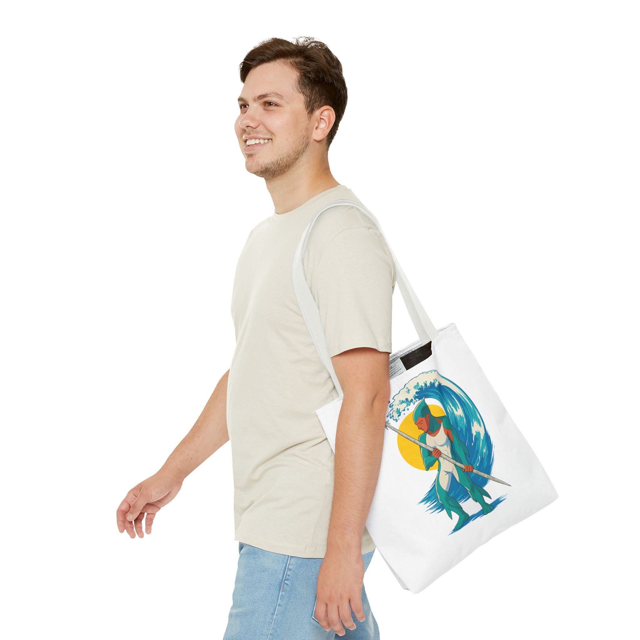 Anime Aljandro Tote Bag - Stylish Eco-Friendly Bag, Unique Gift, Beach Tote, Everyday Carry, Graphic Art Bag