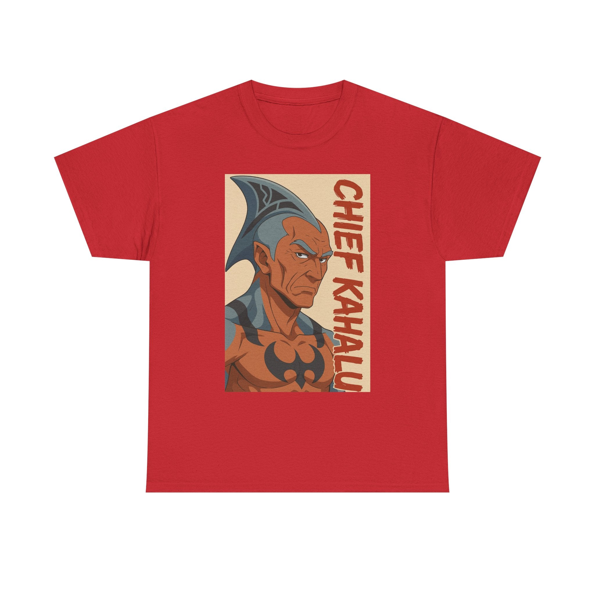 Chief Kahalu Graphic Tee, Unisex Heavy Cotton Shirt, Casual Wear, Gift for Fans, Graphic T-Shirt for Collectors