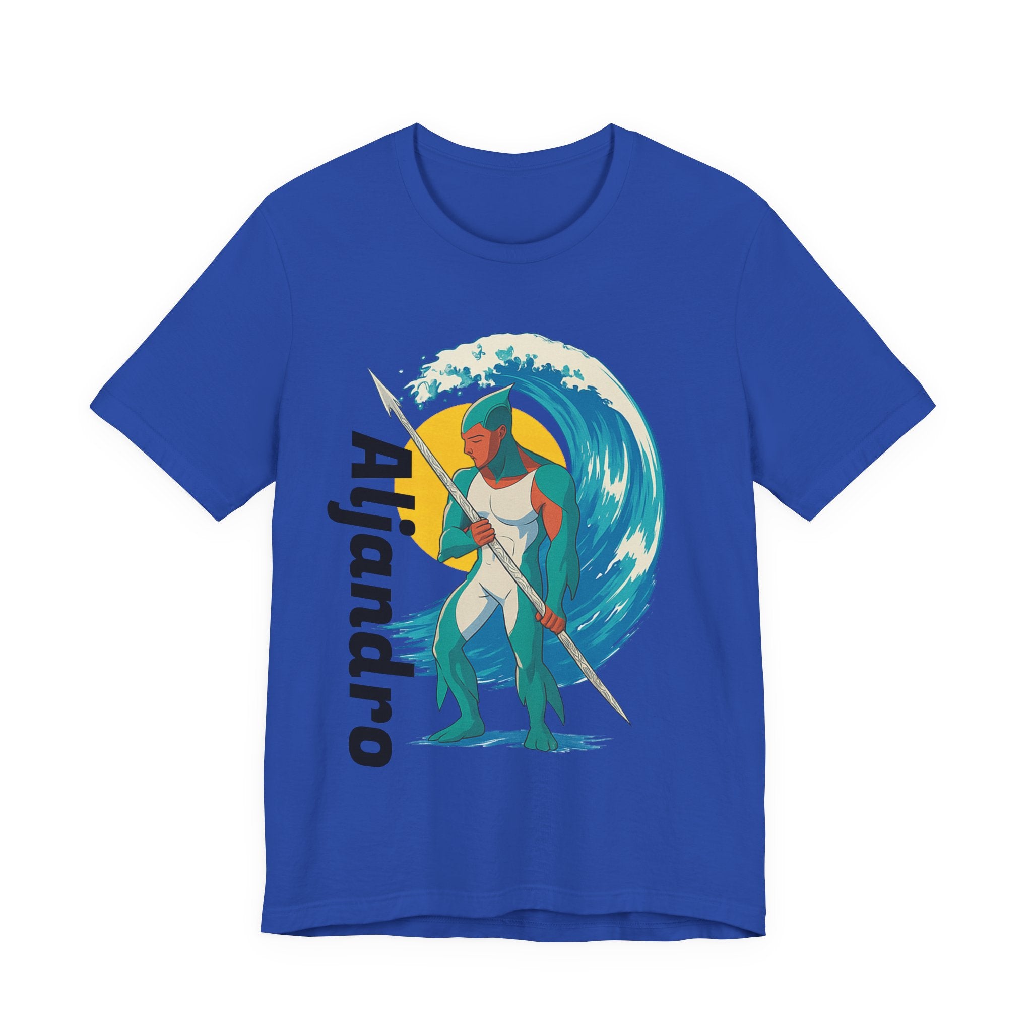 Aljandro Wave Warrior T-Shirt — Personalized 'Aljandro' Surf Guardian Tee