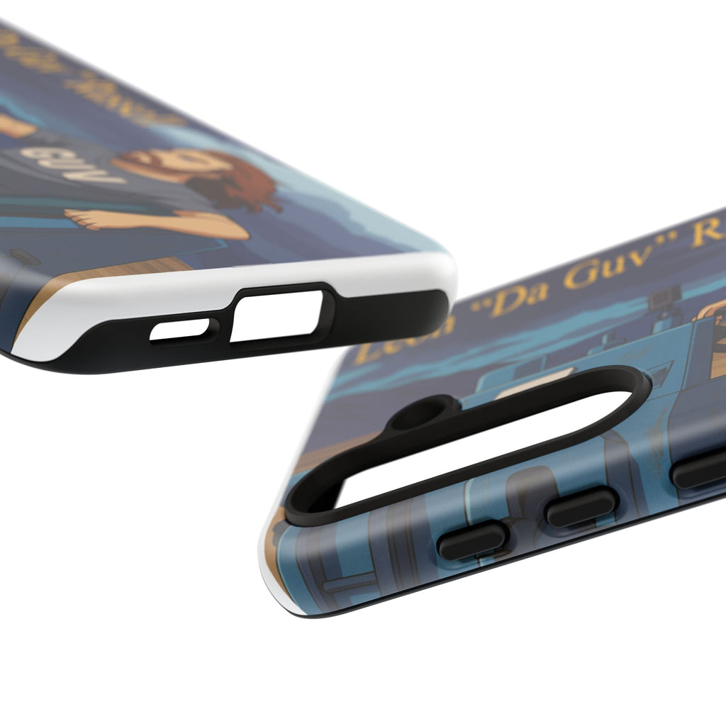 Phone Cases, Tough Phone Covers, Book Character Fan Gift, Sci-Fi Tank Art, Leon 'Da Guv' Russell Design
