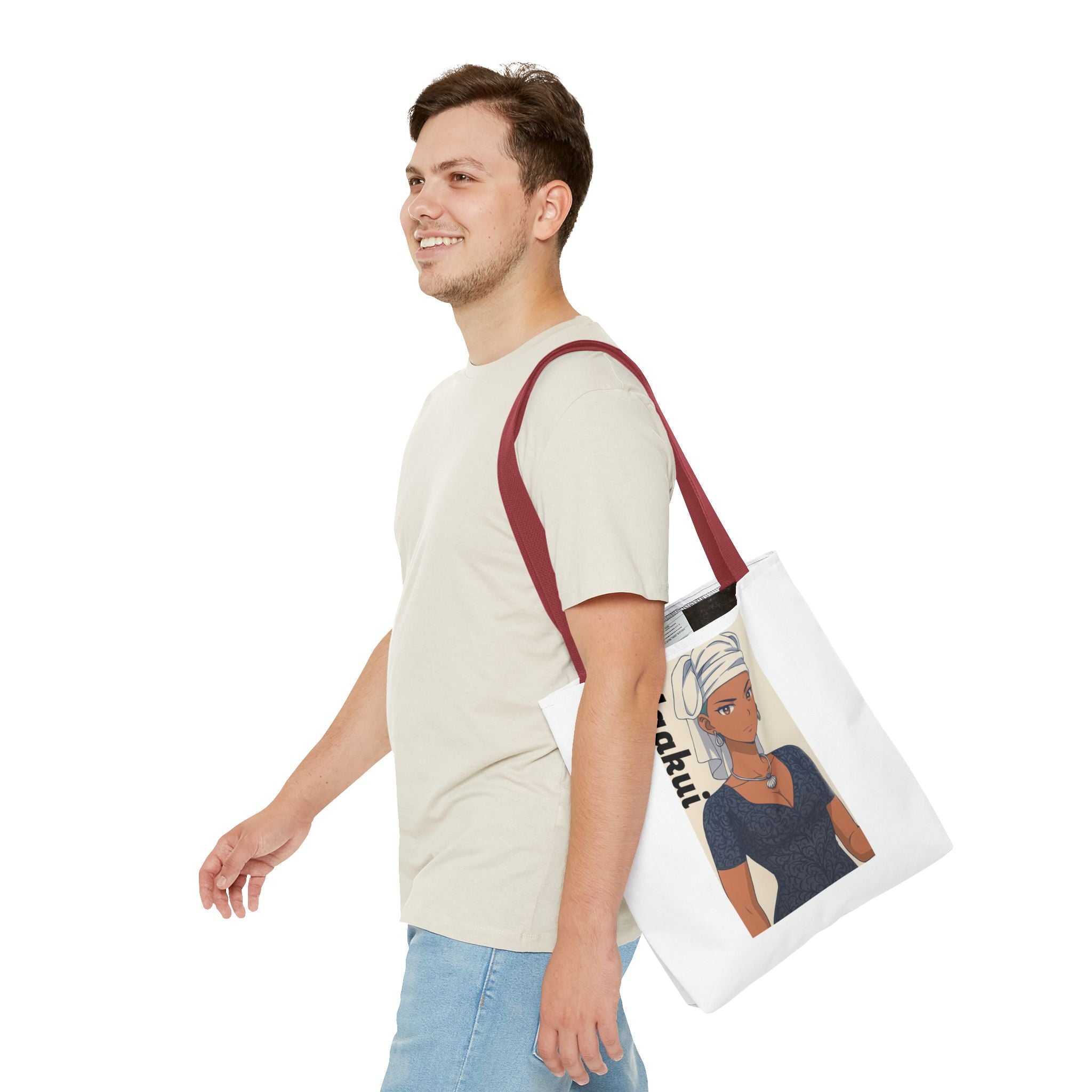 Stylish AOP Tote Bag, Trendy Graphic Reusable Bag, Casual Everyday Carryall, Fashionable Gift for Her, Versatile Shopping Accessory